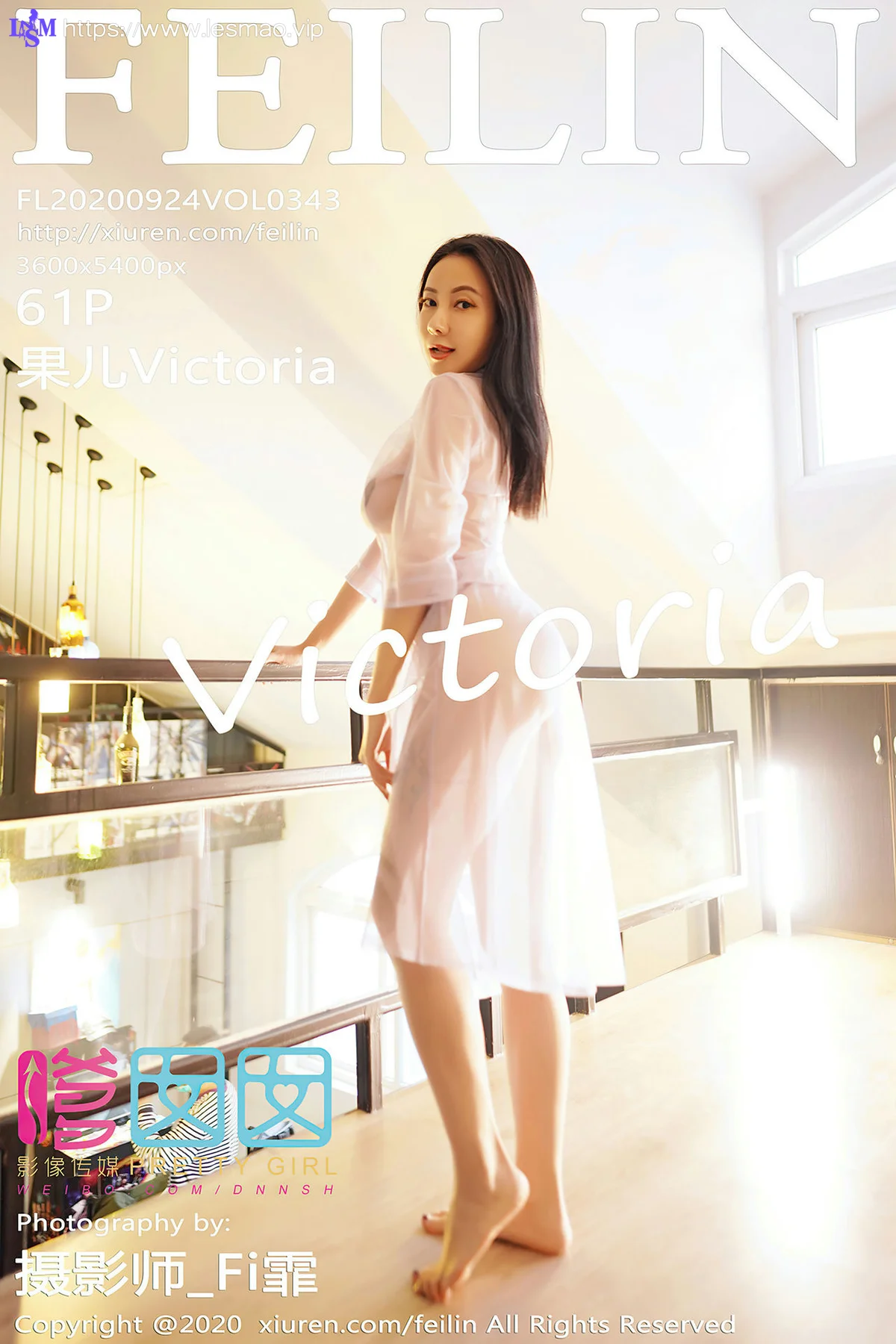 FeiLin 嗲囡囡 Vol.343 透视丰胸肥臀 果儿victoria 御姐气息 - 62