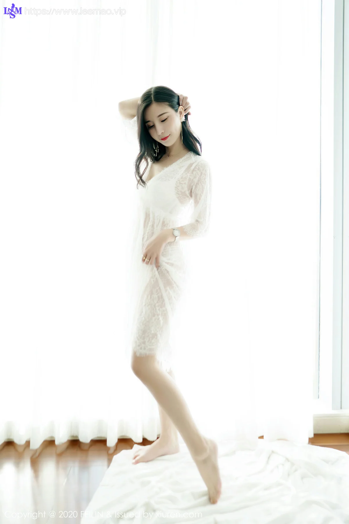 FeiLin 嗲囡囡 Vol.348 透视底裤 小蛮妖yummy 清秀美女曼妙娇躯 - 12