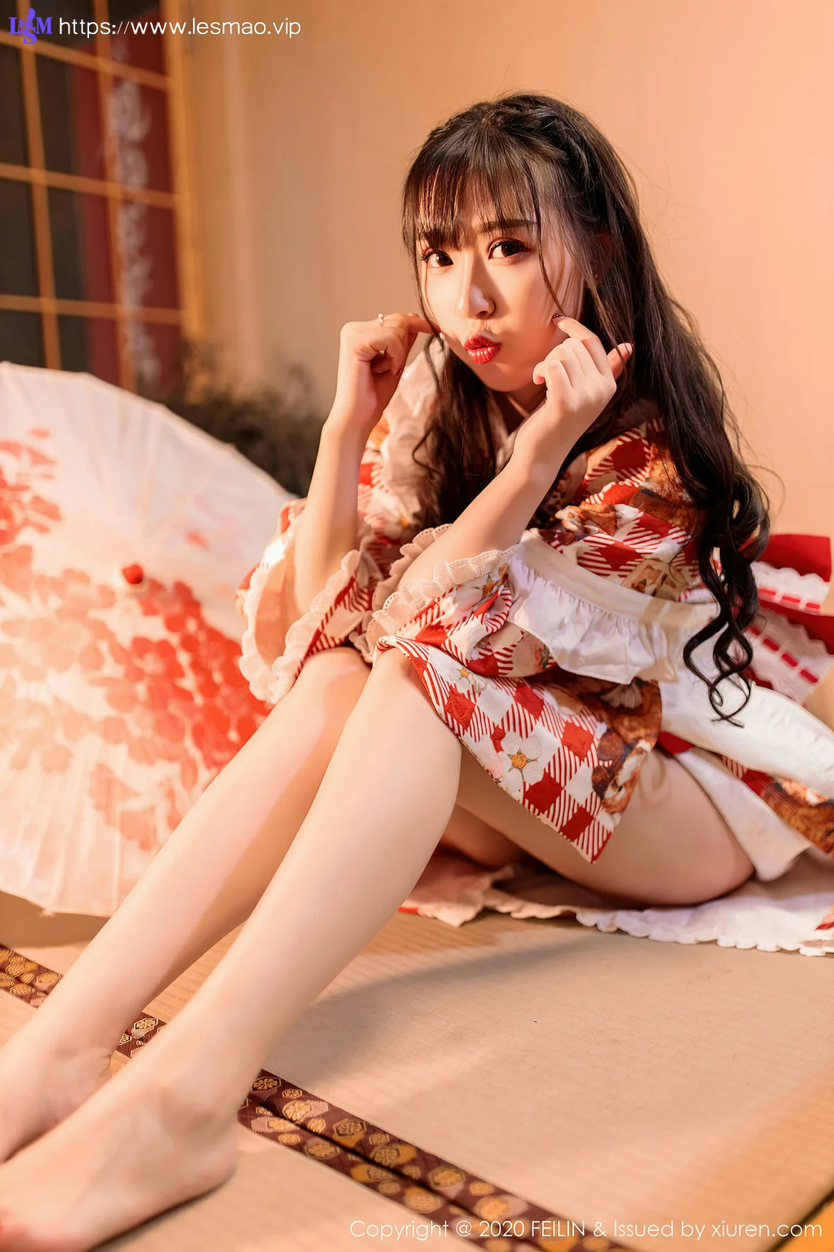 FeiLin 嗲囡囡 Vol.360 性感和服制服 小波多 - 21