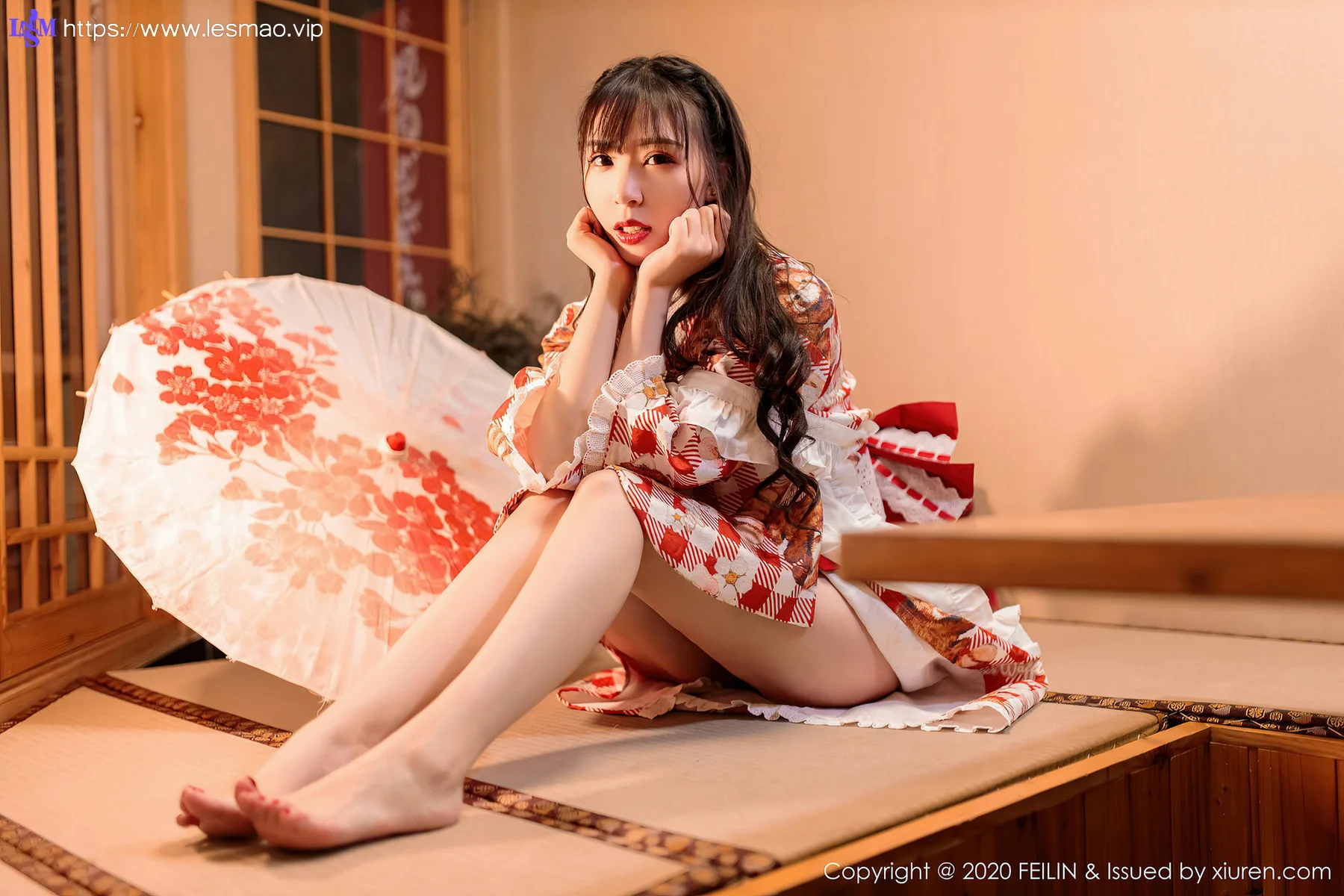 FeiLin 嗲囡囡 Vol.360 性感和服制服 小波多 - 22