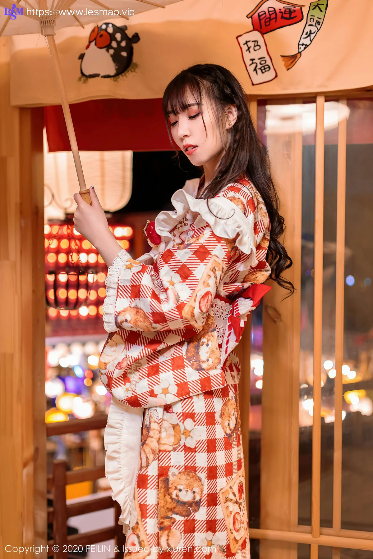 FeiLin 嗲囡囡 Vol.360 性感和服制服 小波多 - 30