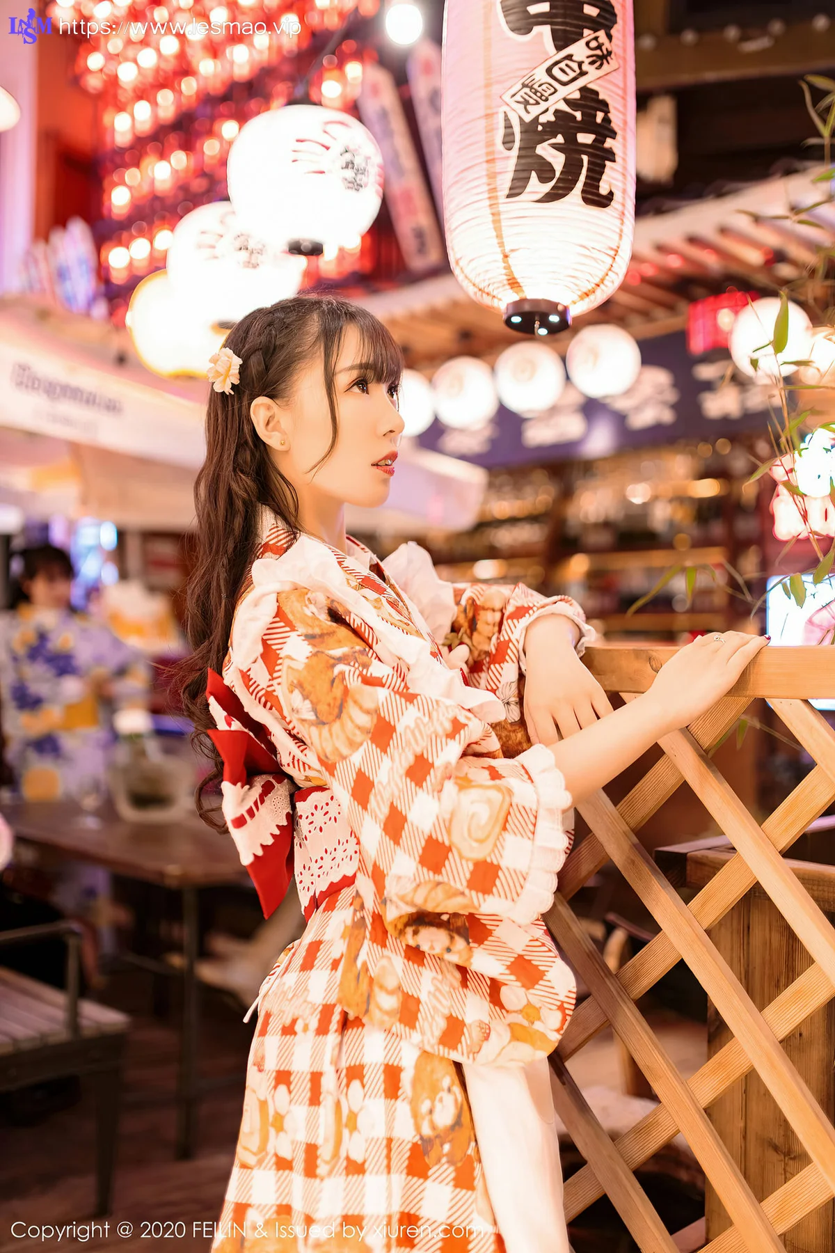FeiLin 嗲囡囡 Vol.360 性感和服制服 小波多 - 46
