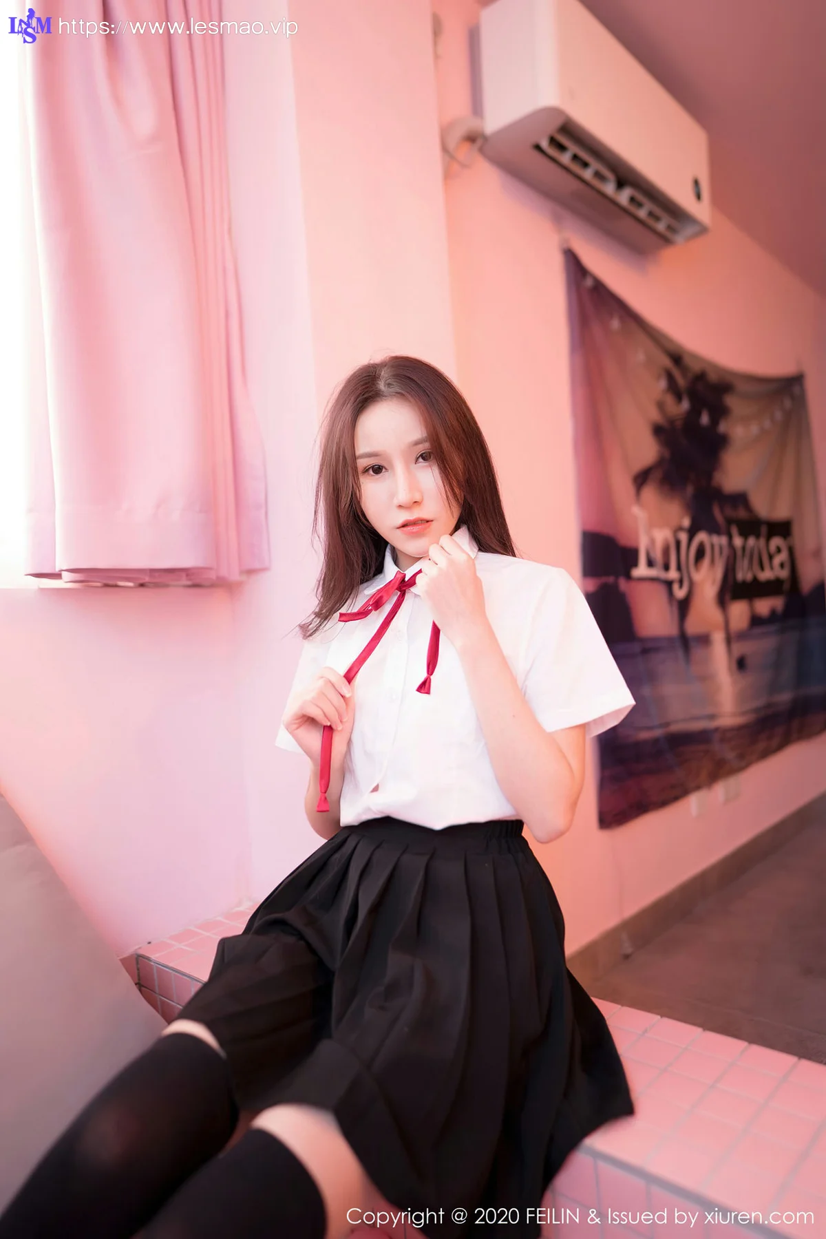 FeiLin 嗲囡囡 Vol.361 jk制服 茯苓 新人模特 - 10