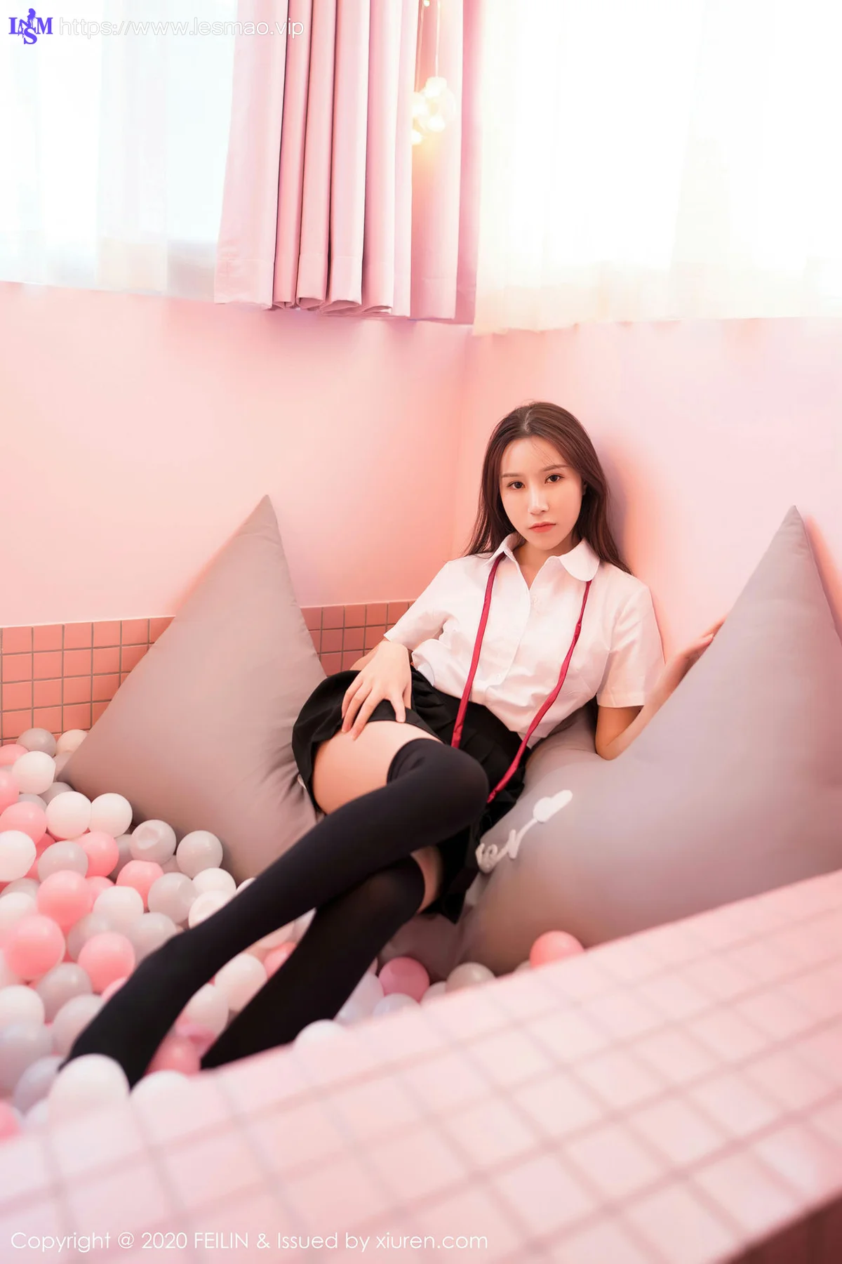 FeiLin 嗲囡囡 Vol.361 jk制服 茯苓 新人模特 - 13