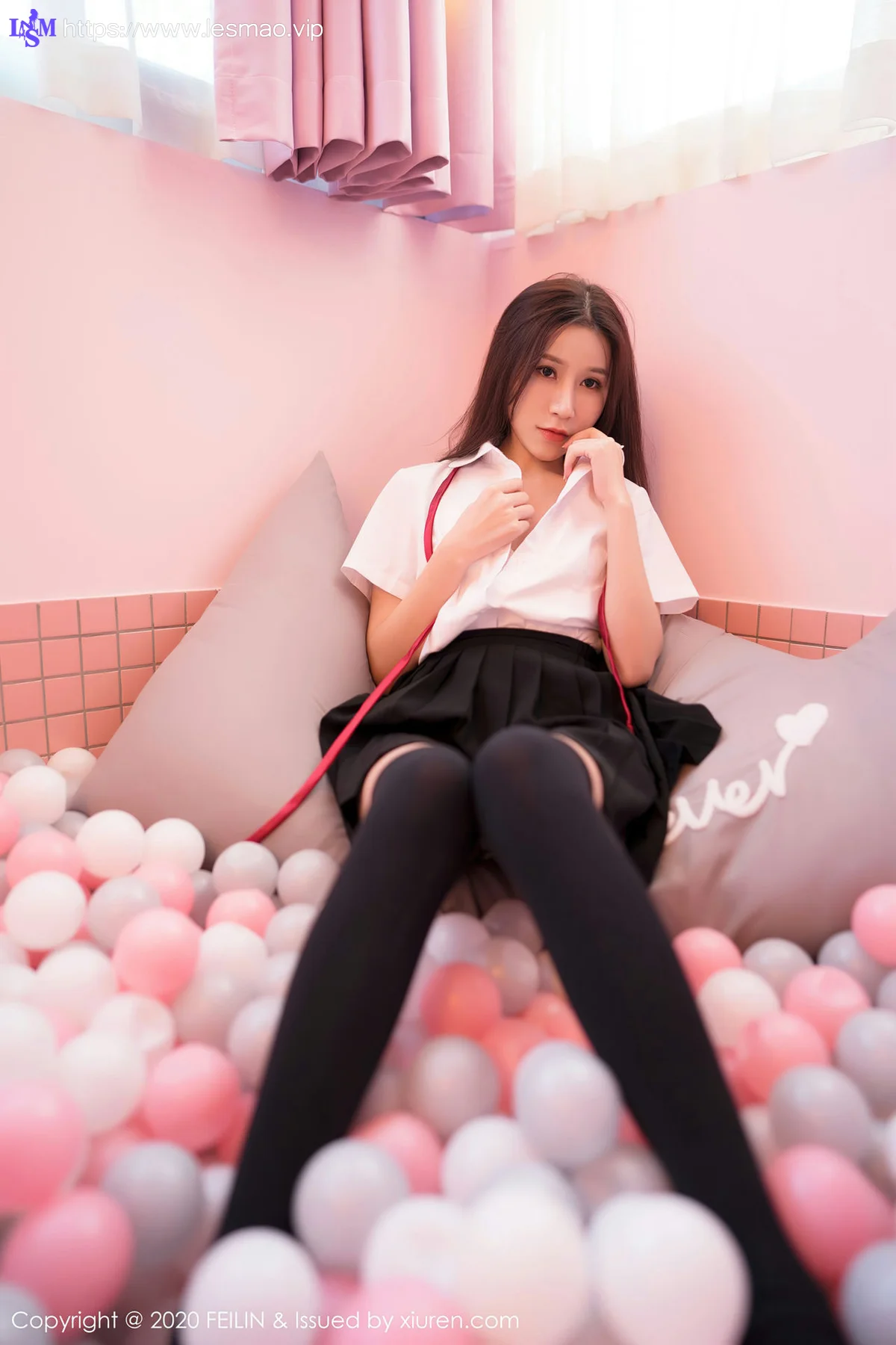 FeiLin 嗲囡囡 Vol.361 jk制服 茯苓 新人模特 - 18