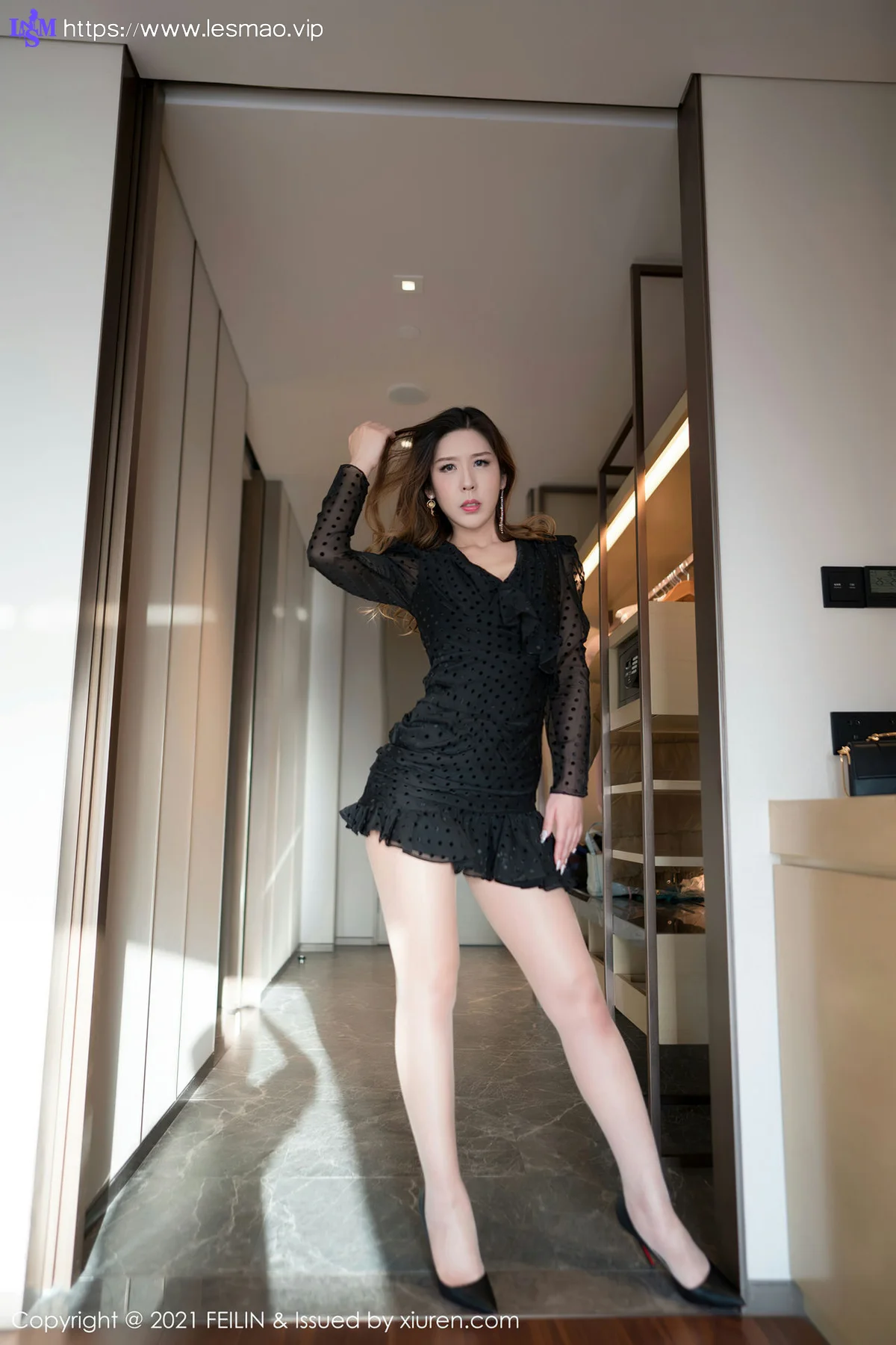 FeiLin 嗲囡囡 Vol.373 isabelle贵贵 熟女制服狂野豹纹 - 12