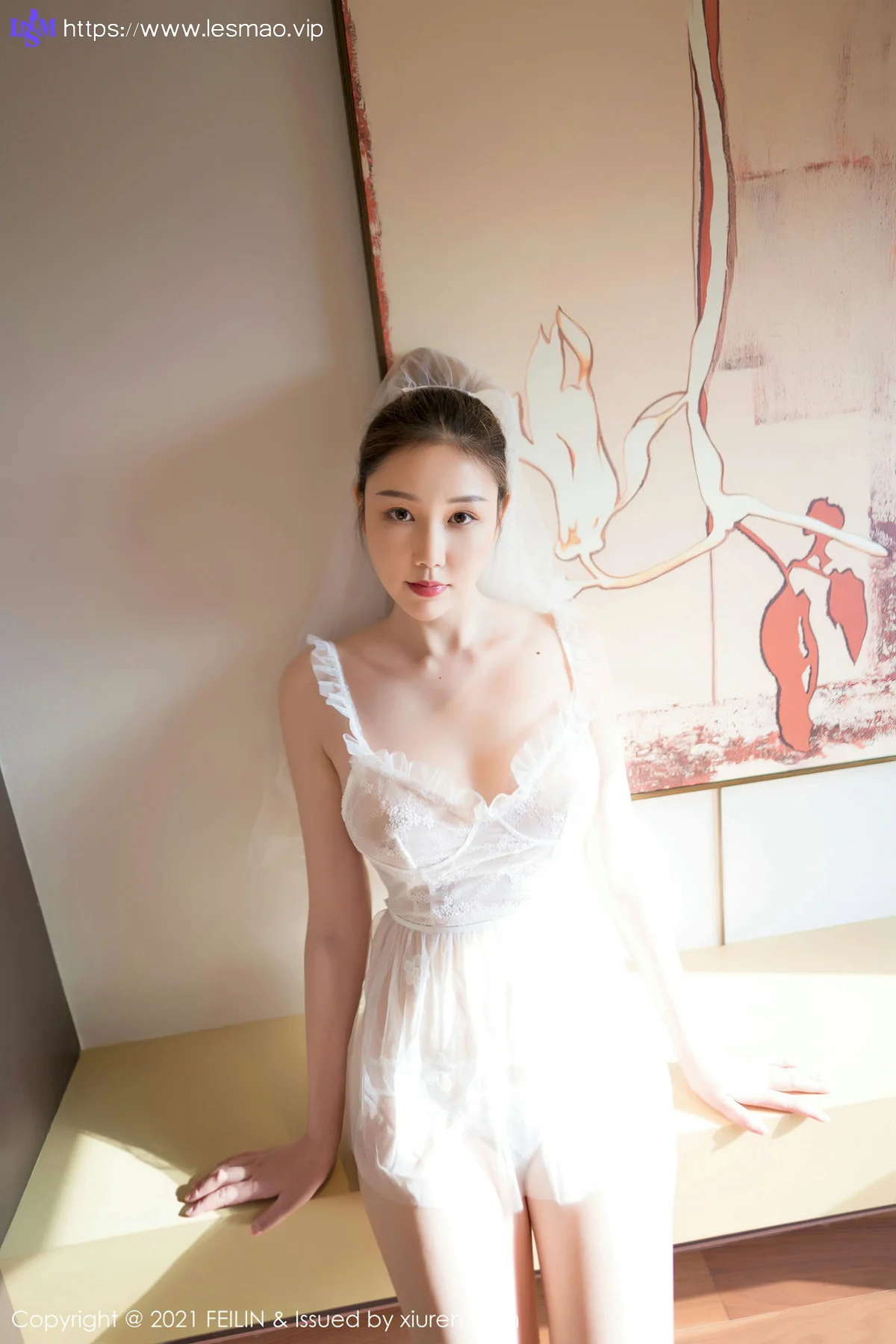 FeiLin 嗲囡囡 Vol.385  三点式内衣 芊澄 双马尾性感写真 - 30