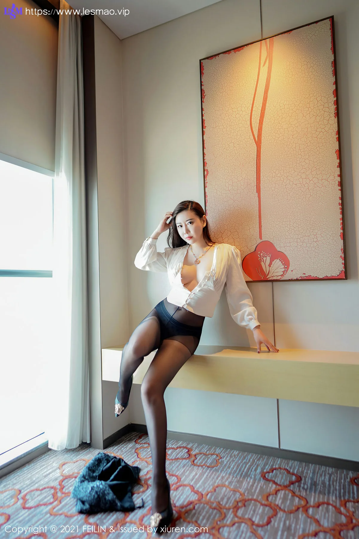 FeiLin 嗲囡囡 Vol.400 情趣服饰 王婉悠Queen 最新性感写真33 - 36