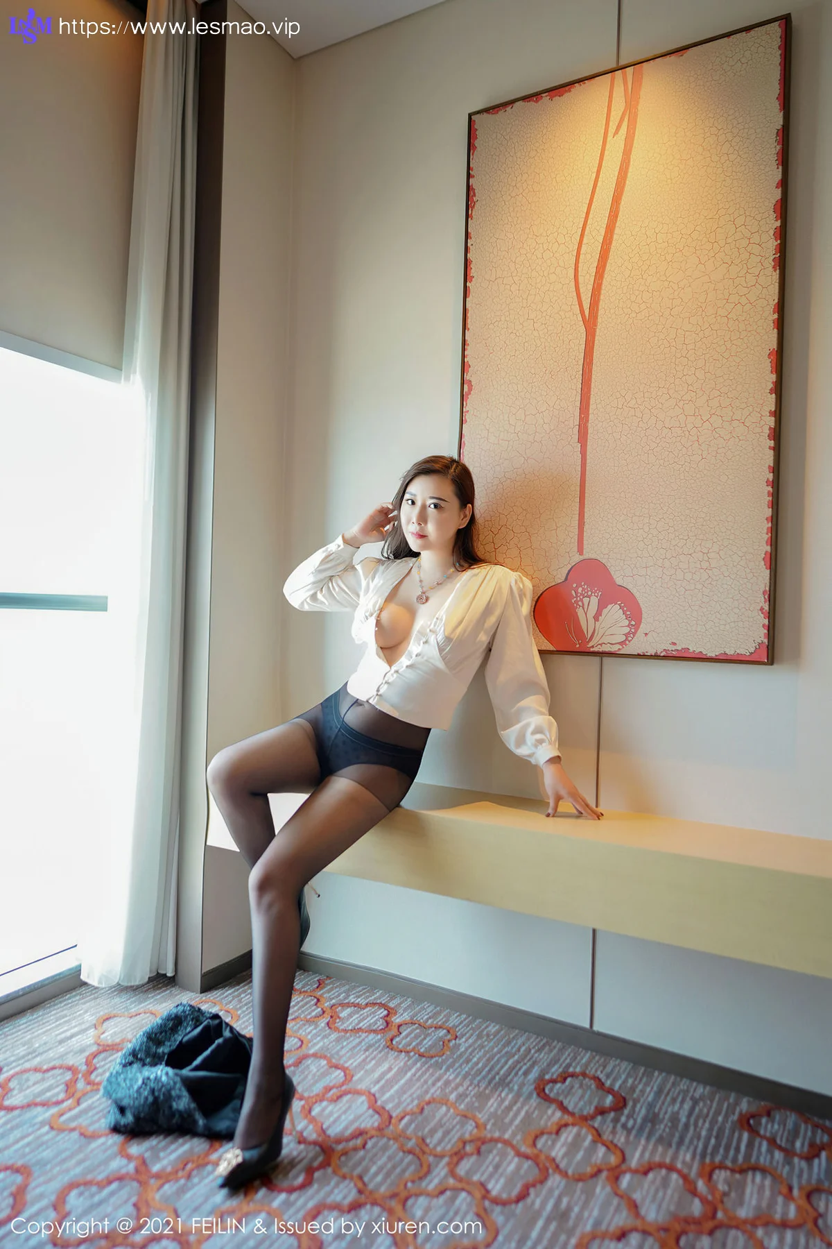 FeiLin 嗲囡囡 Vol.400 情趣服饰 王婉悠Queen 最新性感写真33 - 37