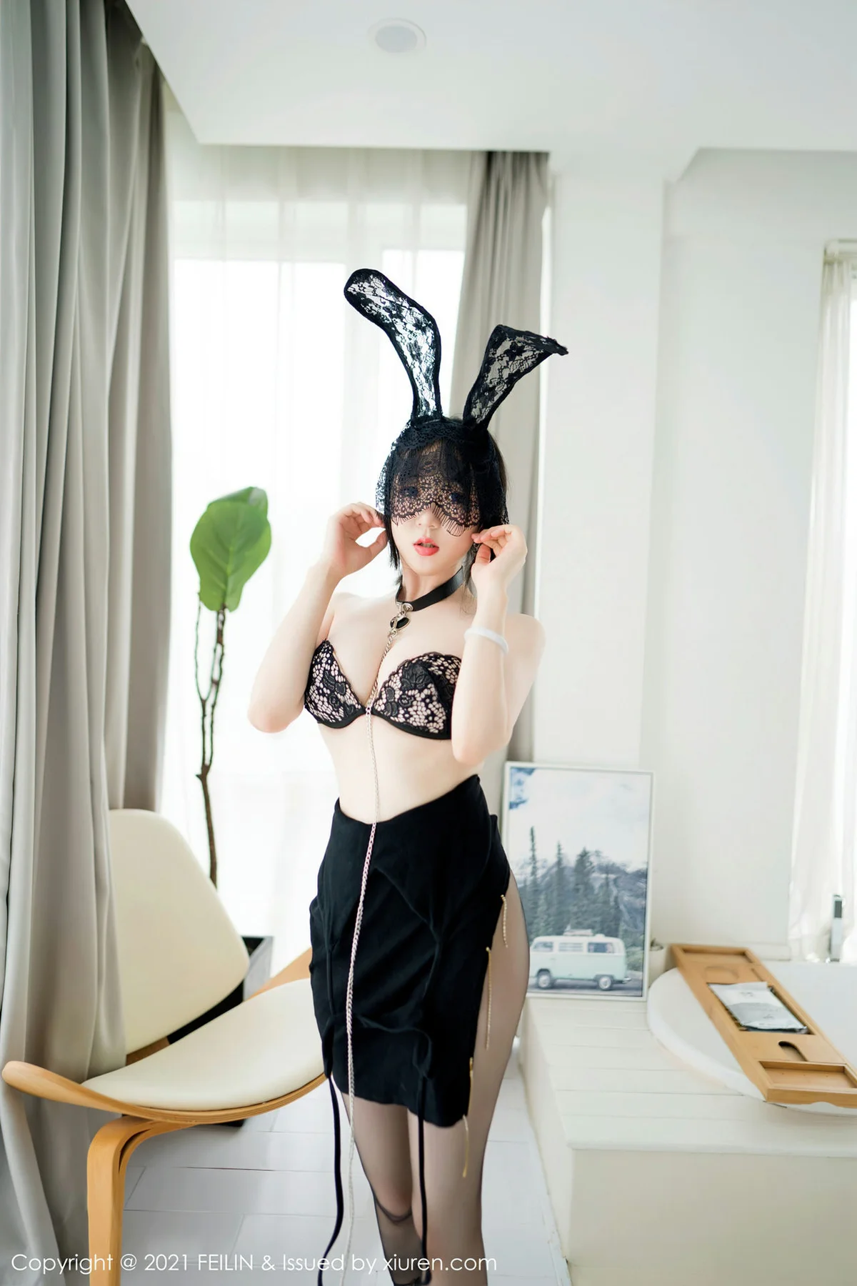 FeiLin 嗲囡囡 Vol.405 新人模特 龙女宝宝 第二套写真 - 38