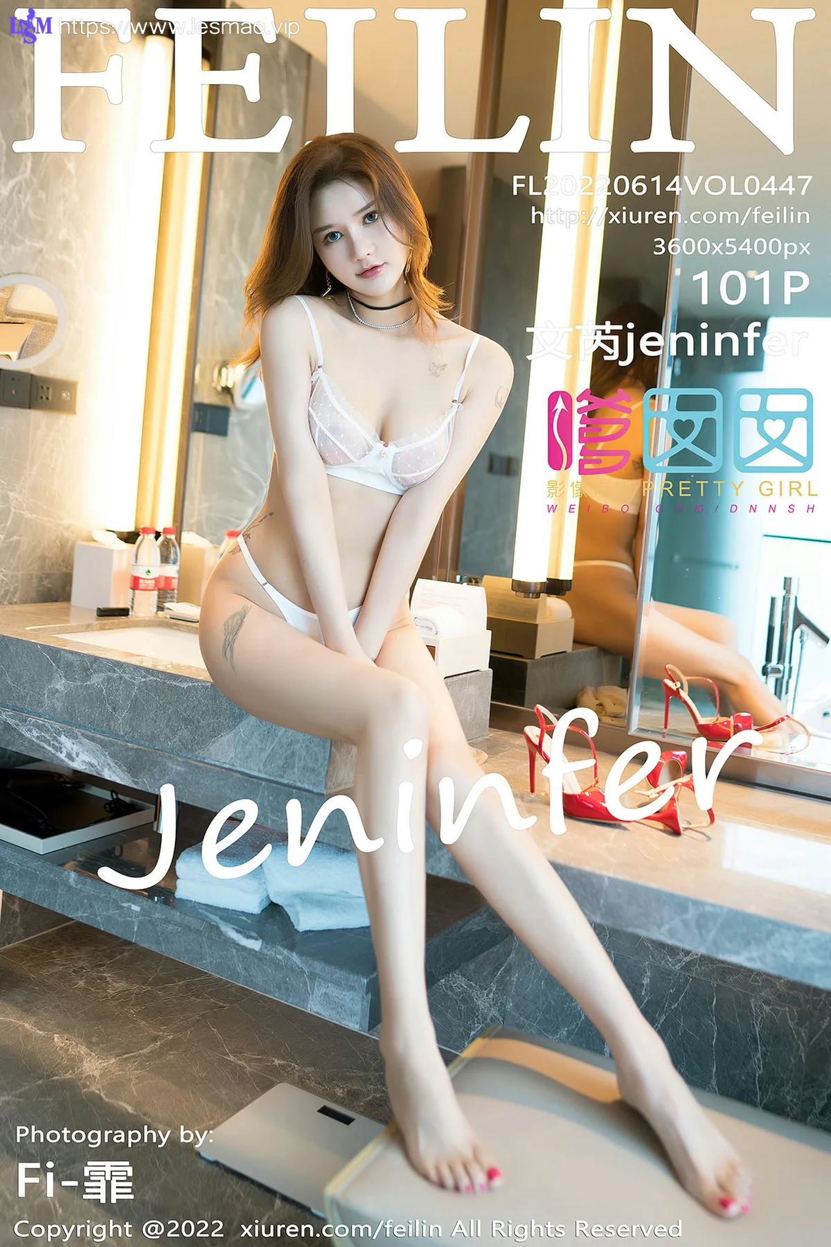 FeiLin 嗲囡囡 Vol.447  妩媚动人 文芮jeninfer 性感写真 - 102