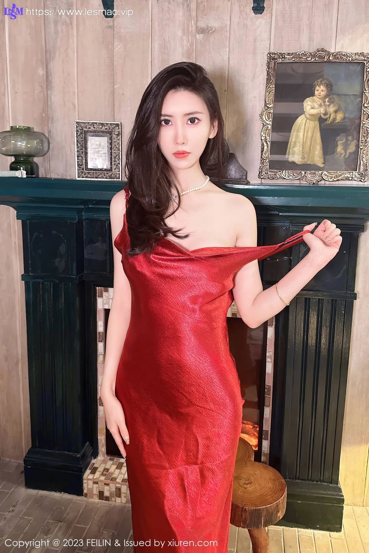 FeiLin 嗲囡囡 Vol.467  章芃芃 吊带长裙性感写真2 - 63