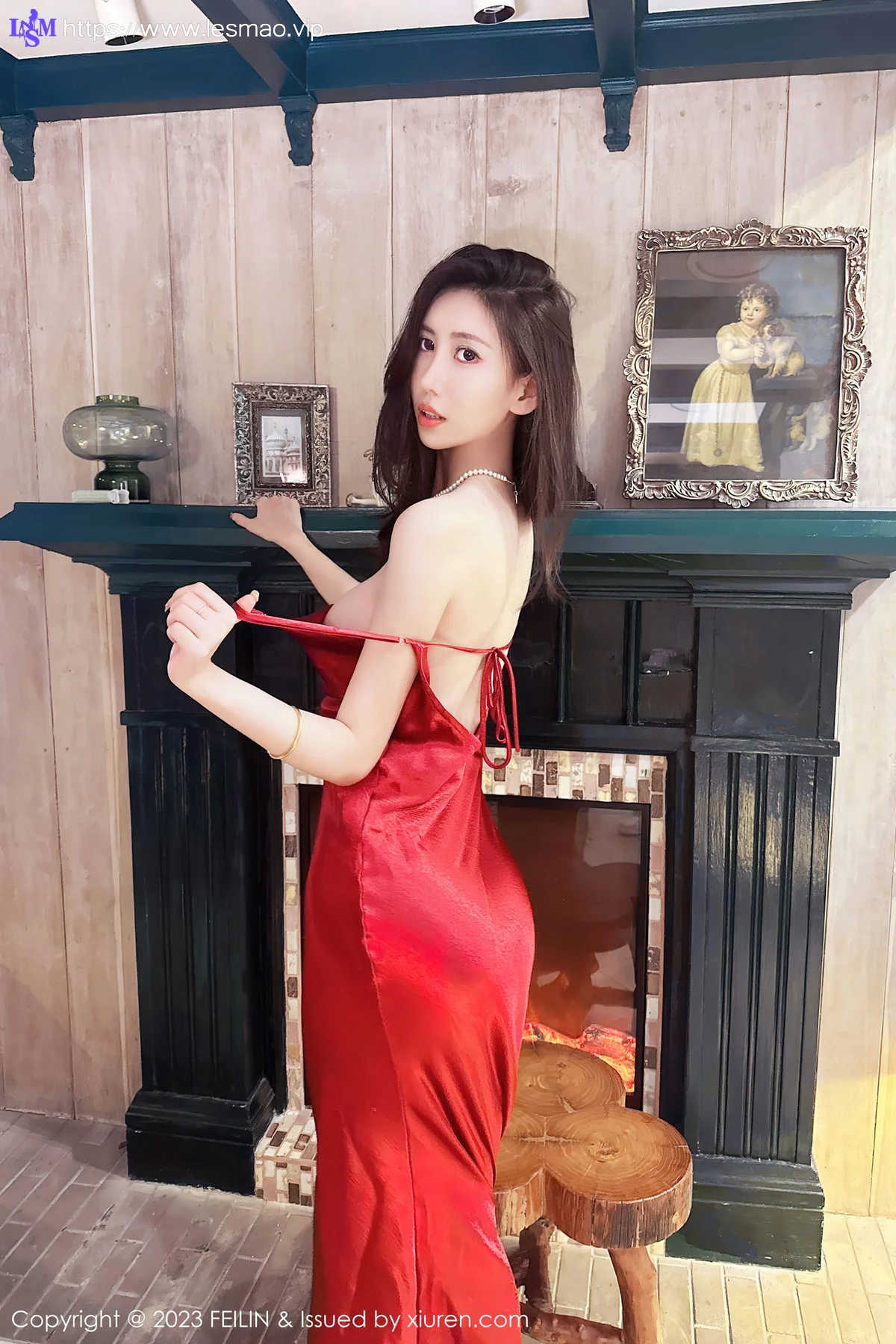 FeiLin 嗲囡囡 Vol.467  章芃芃 吊带长裙性感写真2 - 64