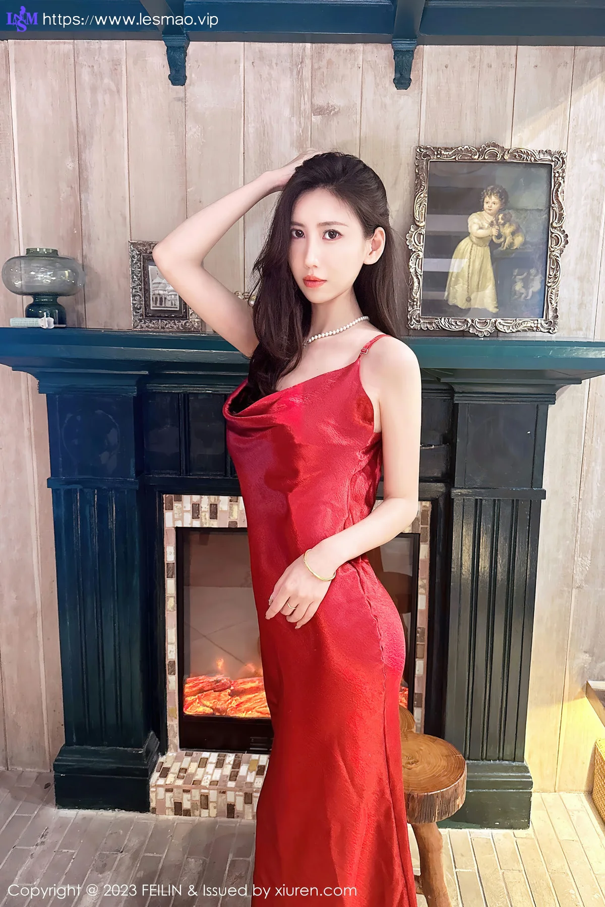 FeiLin 嗲囡囡 Vol.467  章芃芃 吊带长裙性感写真2 - 67