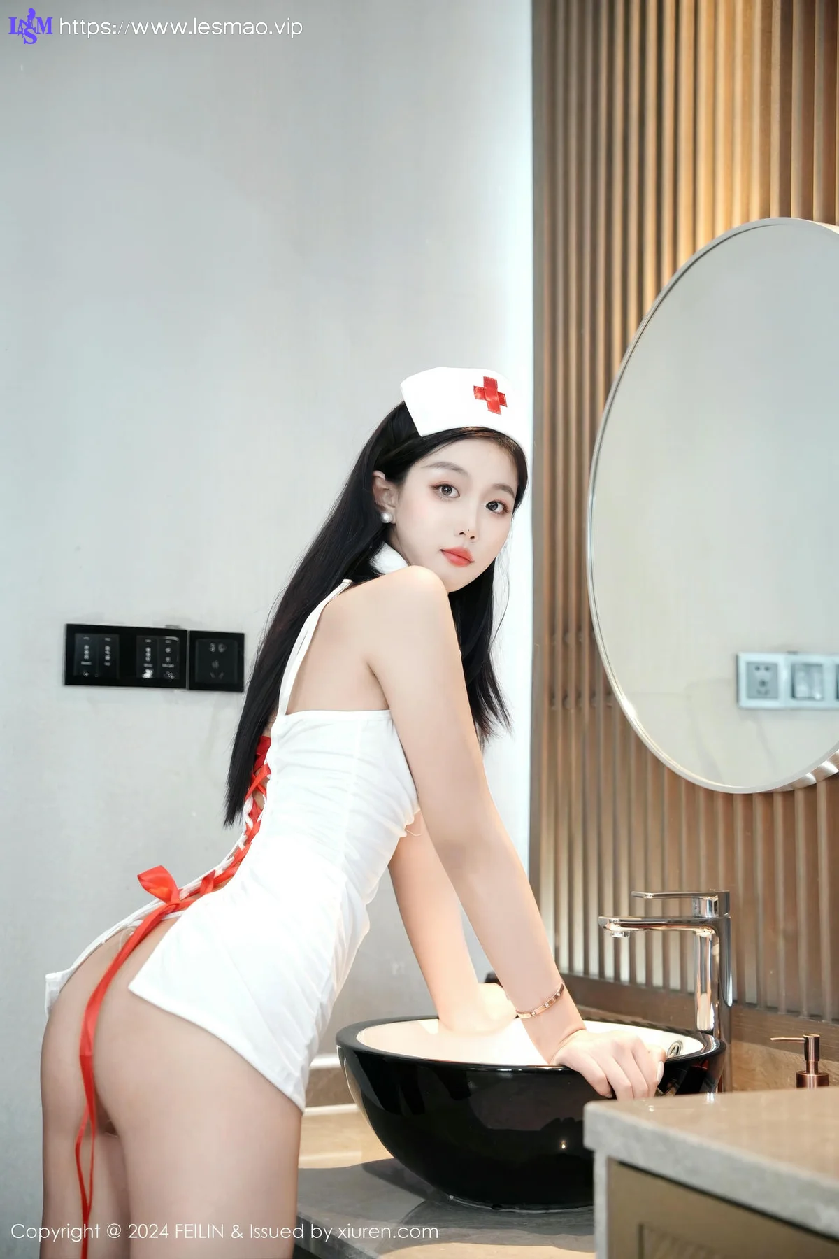 FeiLin 嗲囡囡 Vol.476  江念鱼 护士网袜美女 - 41
