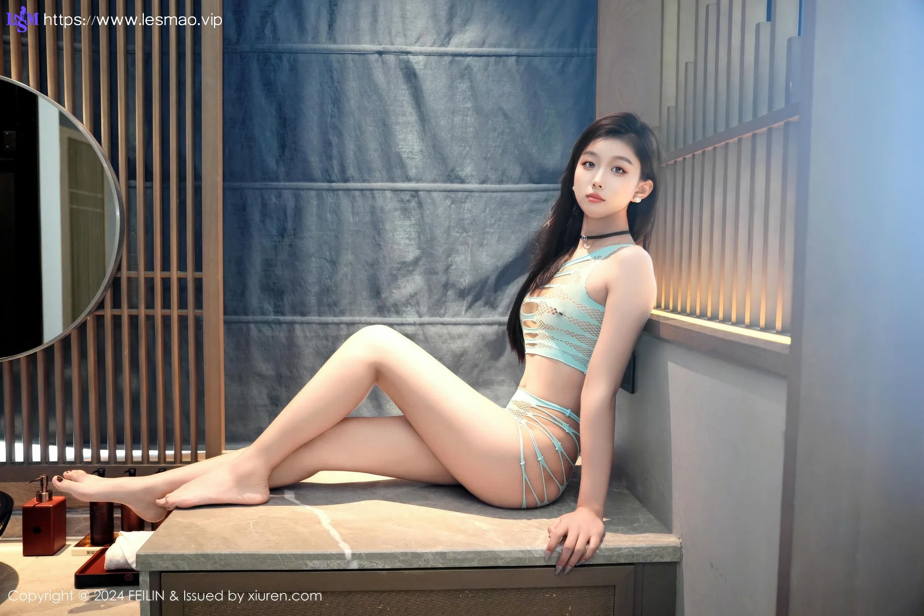 FeiLin 嗲囡囡 Vol.482  江念鱼 透视性感内衣 - 23
