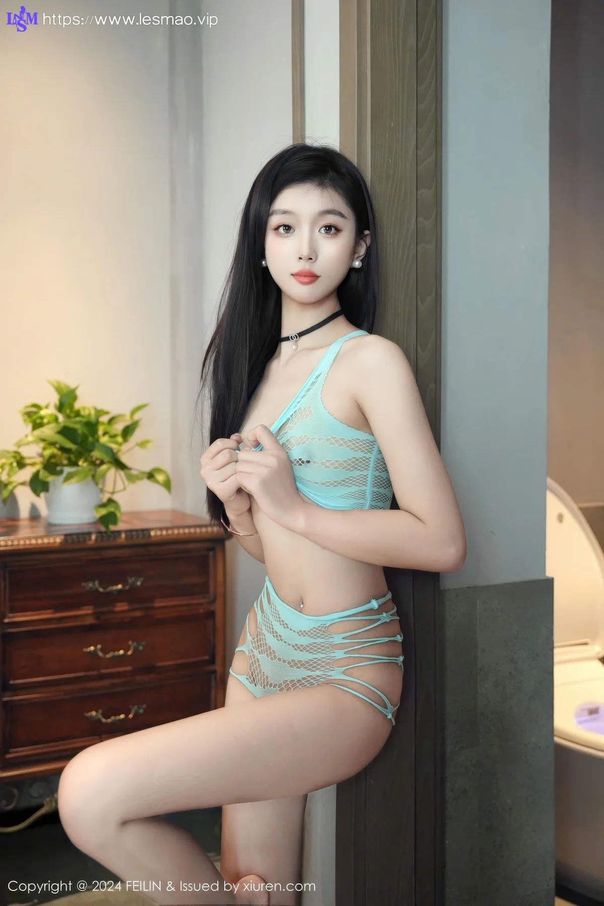 FeiLin 嗲囡囡 Vol.482  江念鱼 透视性感内衣 - 55