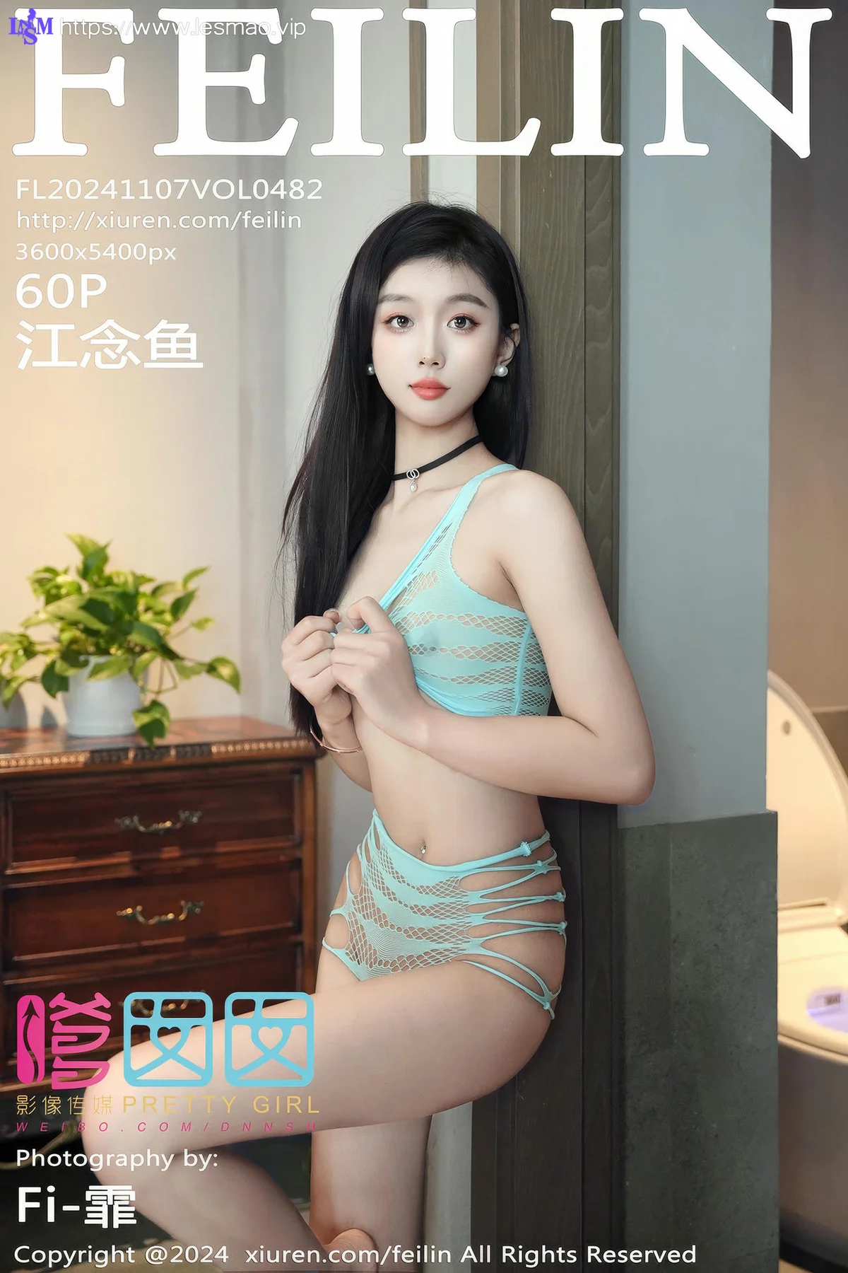 FeiLin 嗲囡囡 Vol.482  江念鱼 透视性感内衣 - 61