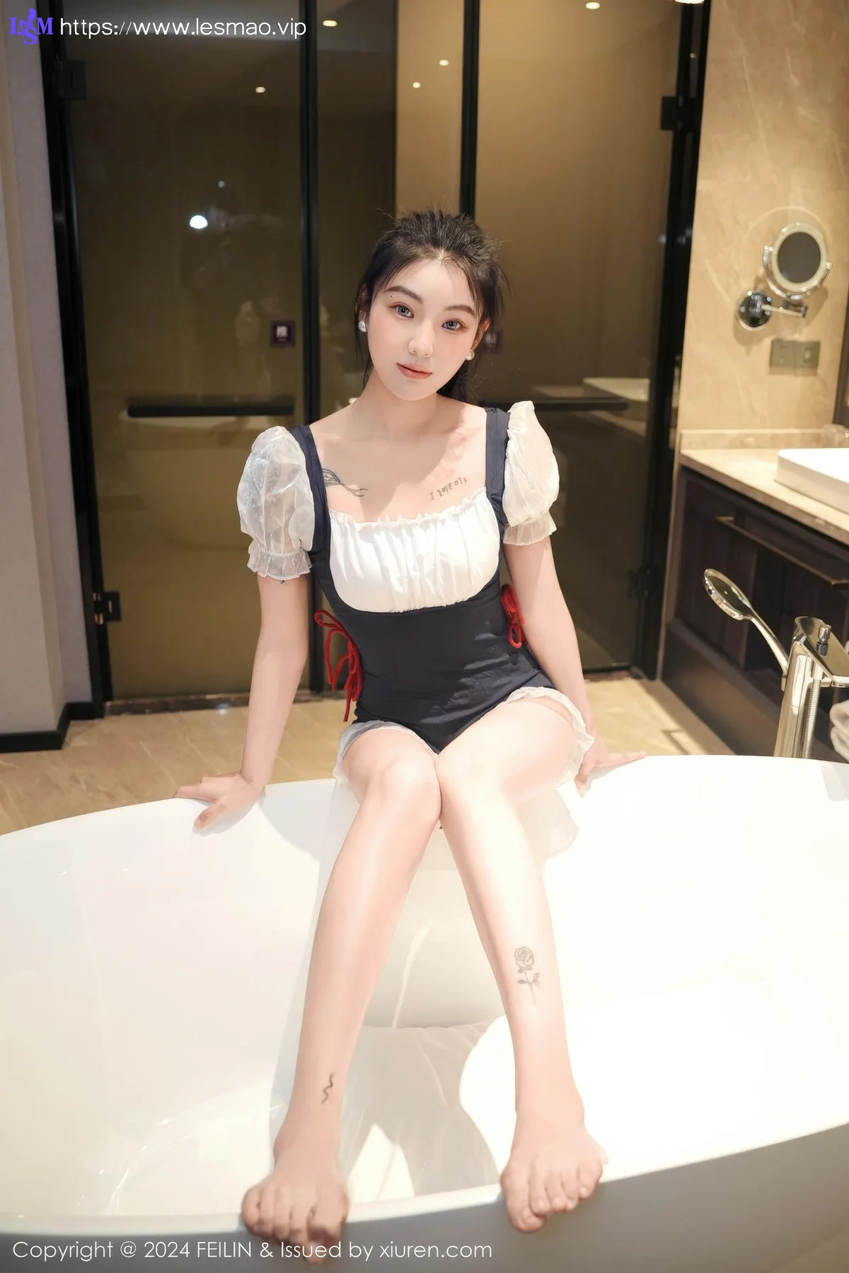FeiLin 嗲囡囡 Vol.491  希恬儿 玉体香肩气质美女 - 14