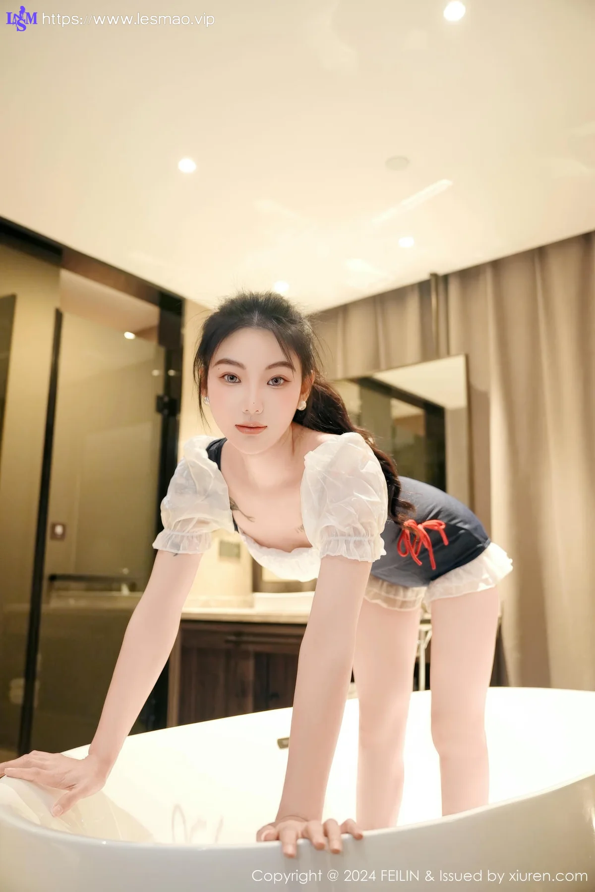 FeiLin 嗲囡囡 Vol.491  希恬儿 玉体香肩气质美女 - 16