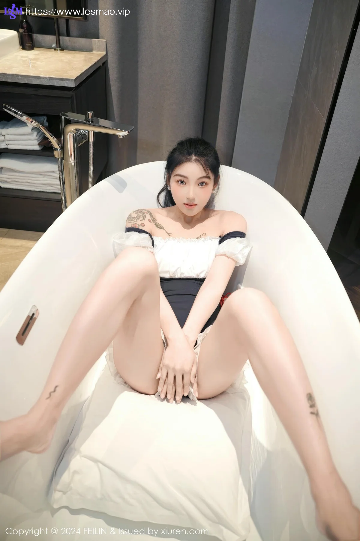 FeiLin 嗲囡囡 Vol.491  希恬儿 玉体香肩气质美女 - 23