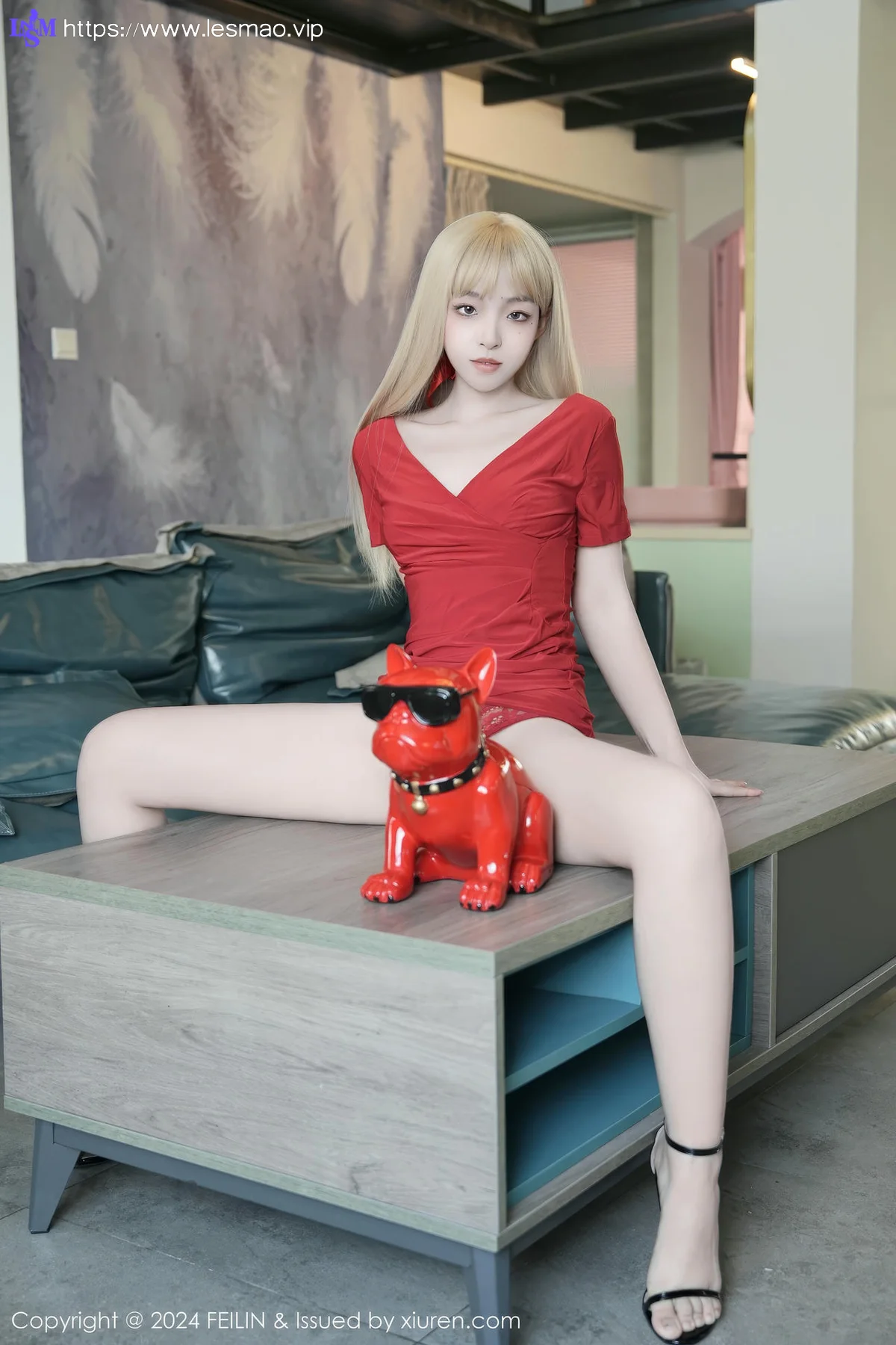 FeiLin 嗲囡囡 Vol.496  芝樱 个性美女厂房写真 - 11