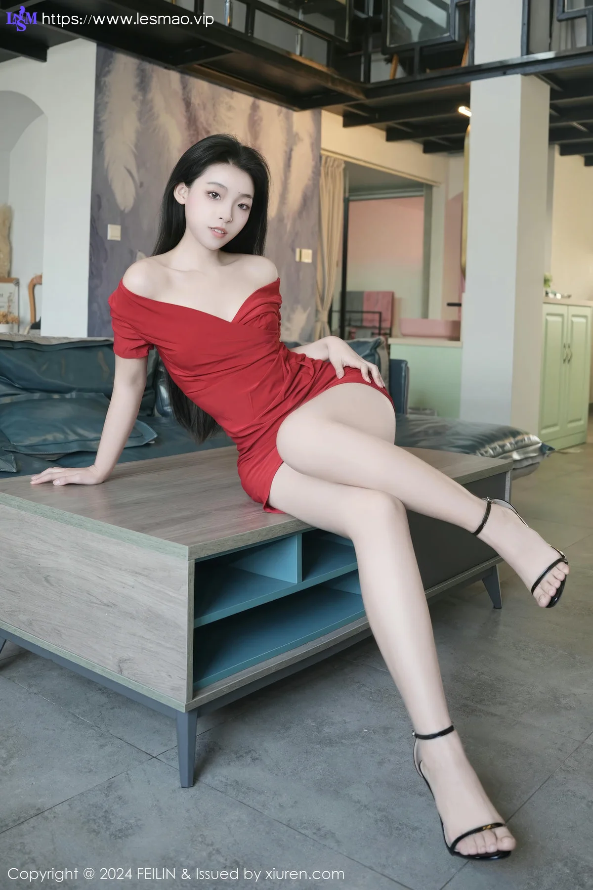 FeiLin 嗲囡囡 Vol.496  芝樱 个性美女厂房写真 - 30