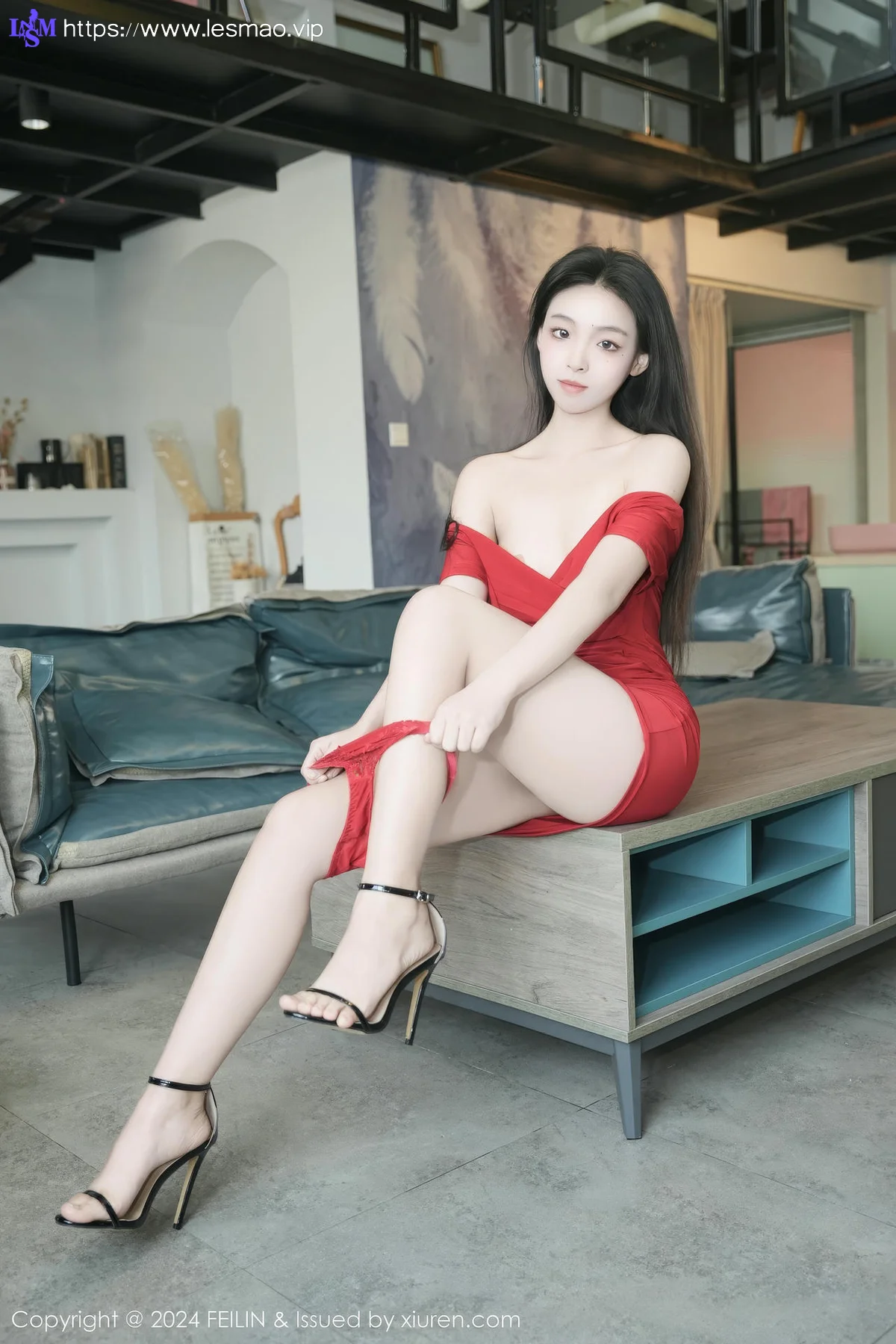 FeiLin 嗲囡囡 Vol.496  芝樱 个性美女厂房写真 - 49