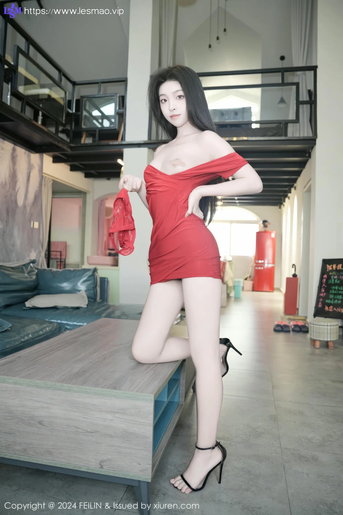 FeiLin 嗲囡囡 Vol.496  芝樱 个性美女厂房写真 - 61