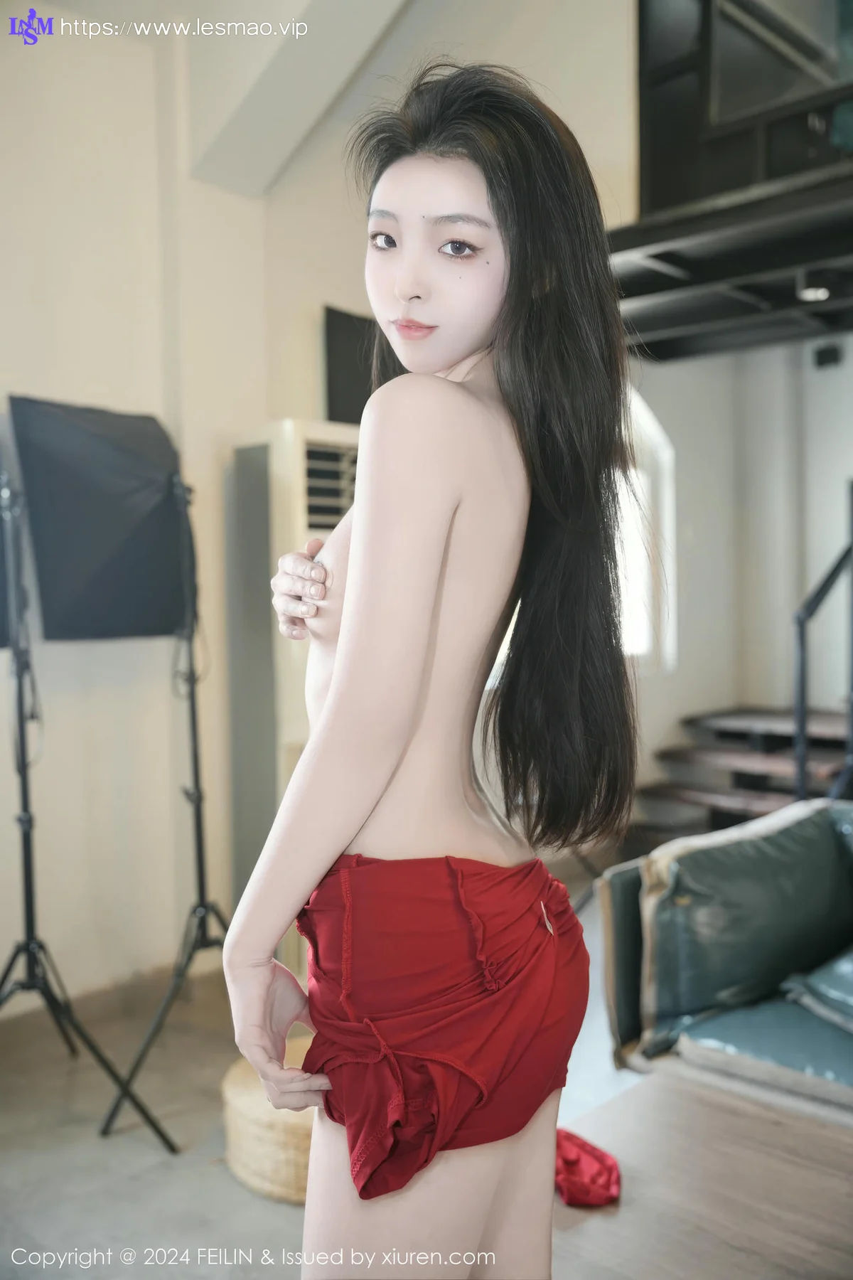 FeiLin 嗲囡囡 Vol.496  芝樱 个性美女厂房写真 - 75