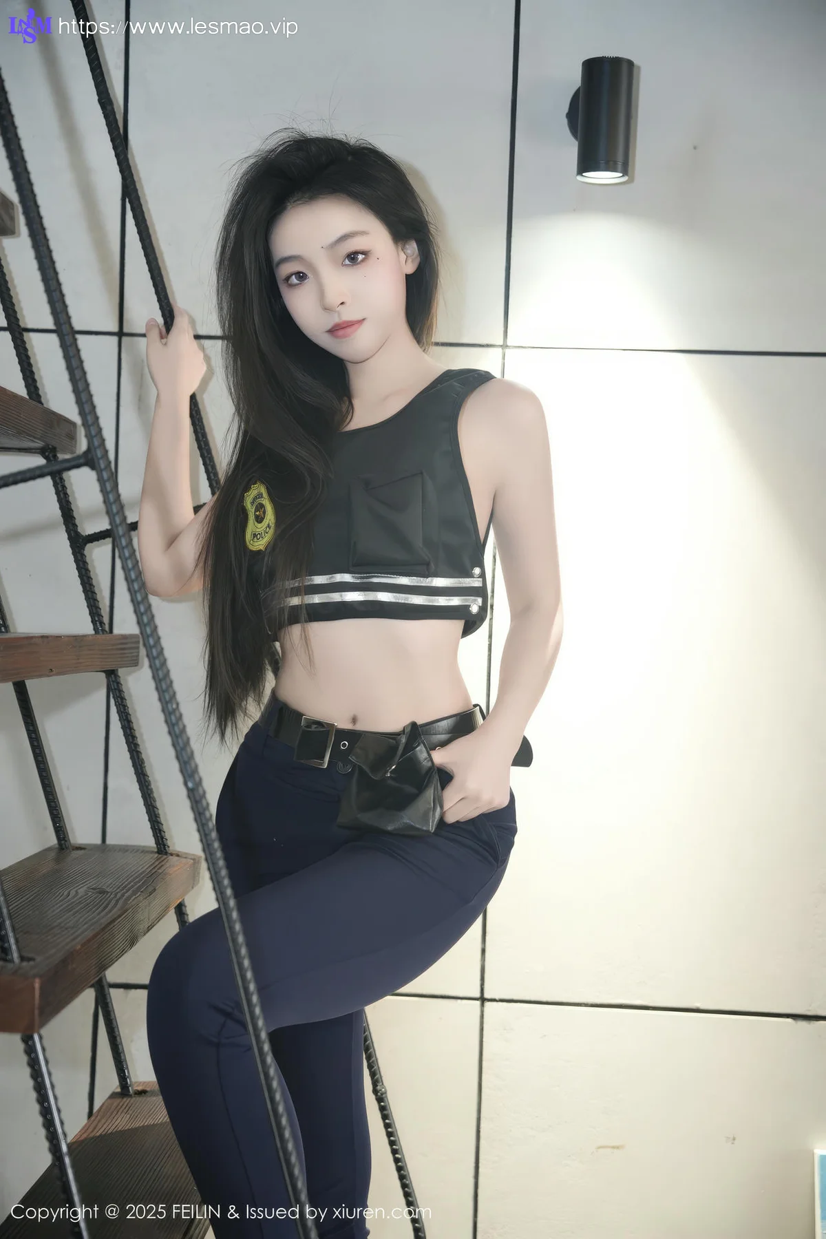 FeiLin 嗲囡囡 Vol.497  芝樱 兔女郎警官 - 21