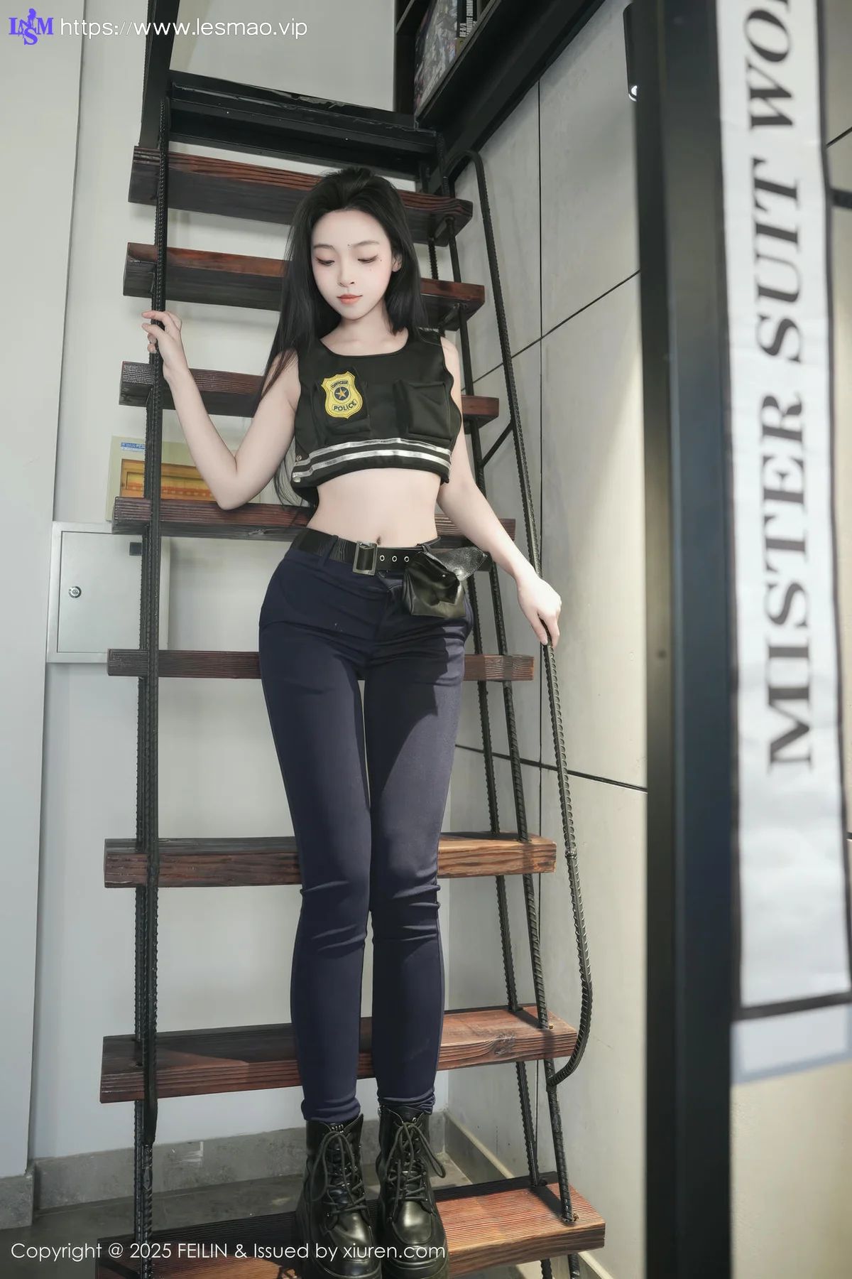 FeiLin 嗲囡囡 Vol.497  芝樱 兔女郎警官 - 23