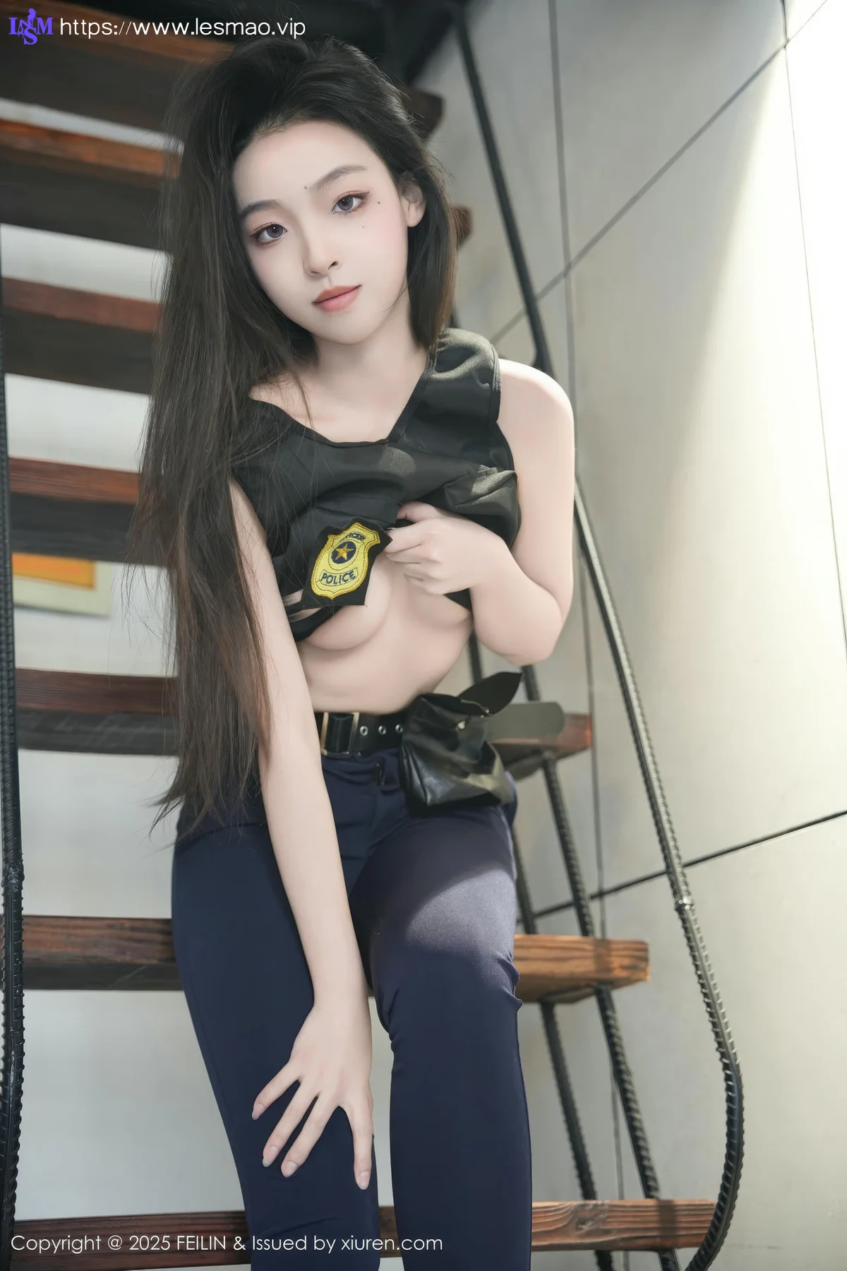 FeiLin 嗲囡囡 Vol.497  芝樱 兔女郎警官 - 31