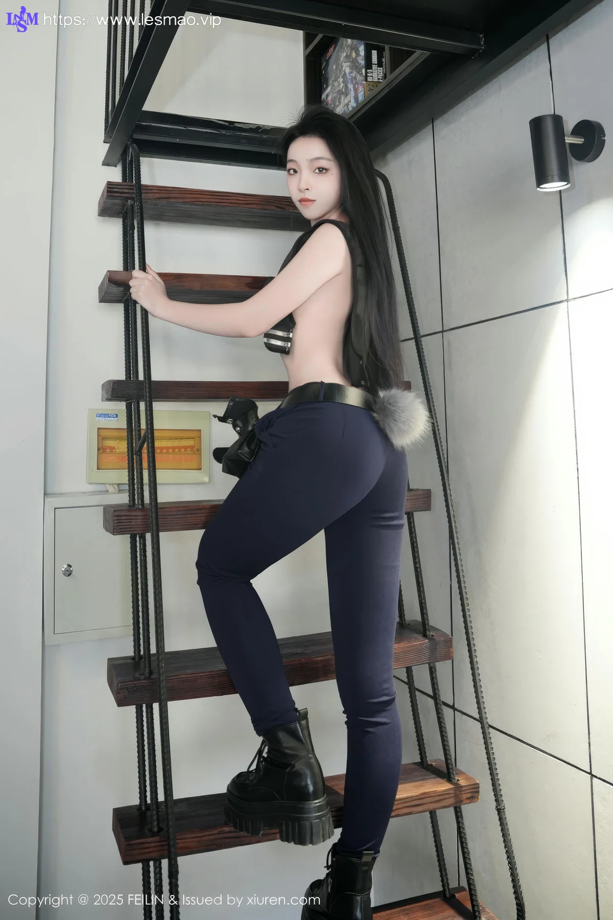 FeiLin 嗲囡囡 Vol.497  芝樱 兔女郎警官 - 42