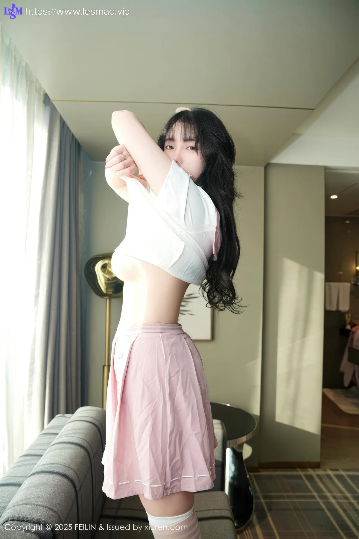 FeiLin 嗲囡囡 Vol.503  软情 萝莉制服少女 - 19
