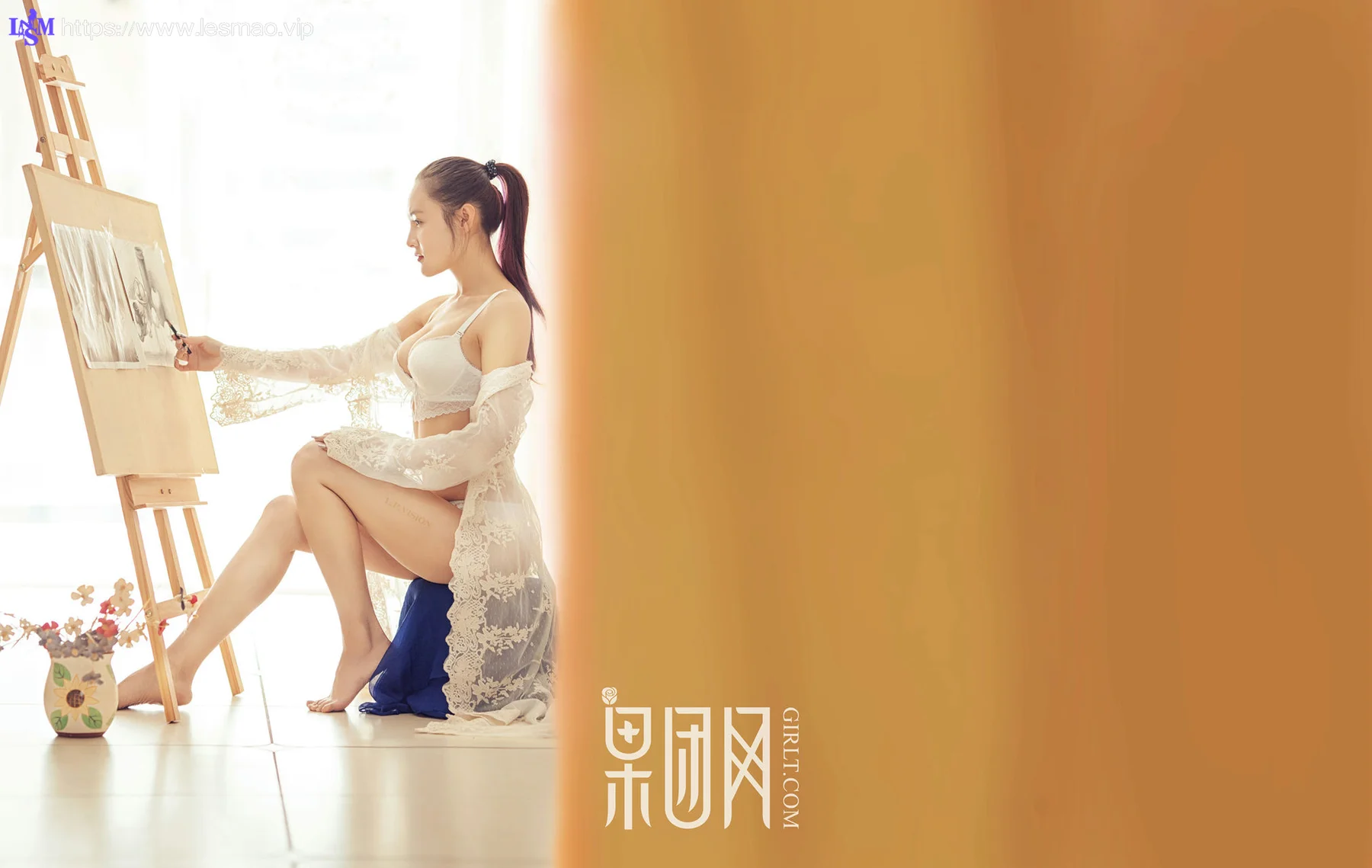 GIRLT 果团网 No.033 Modo 美女画家_LP - 13