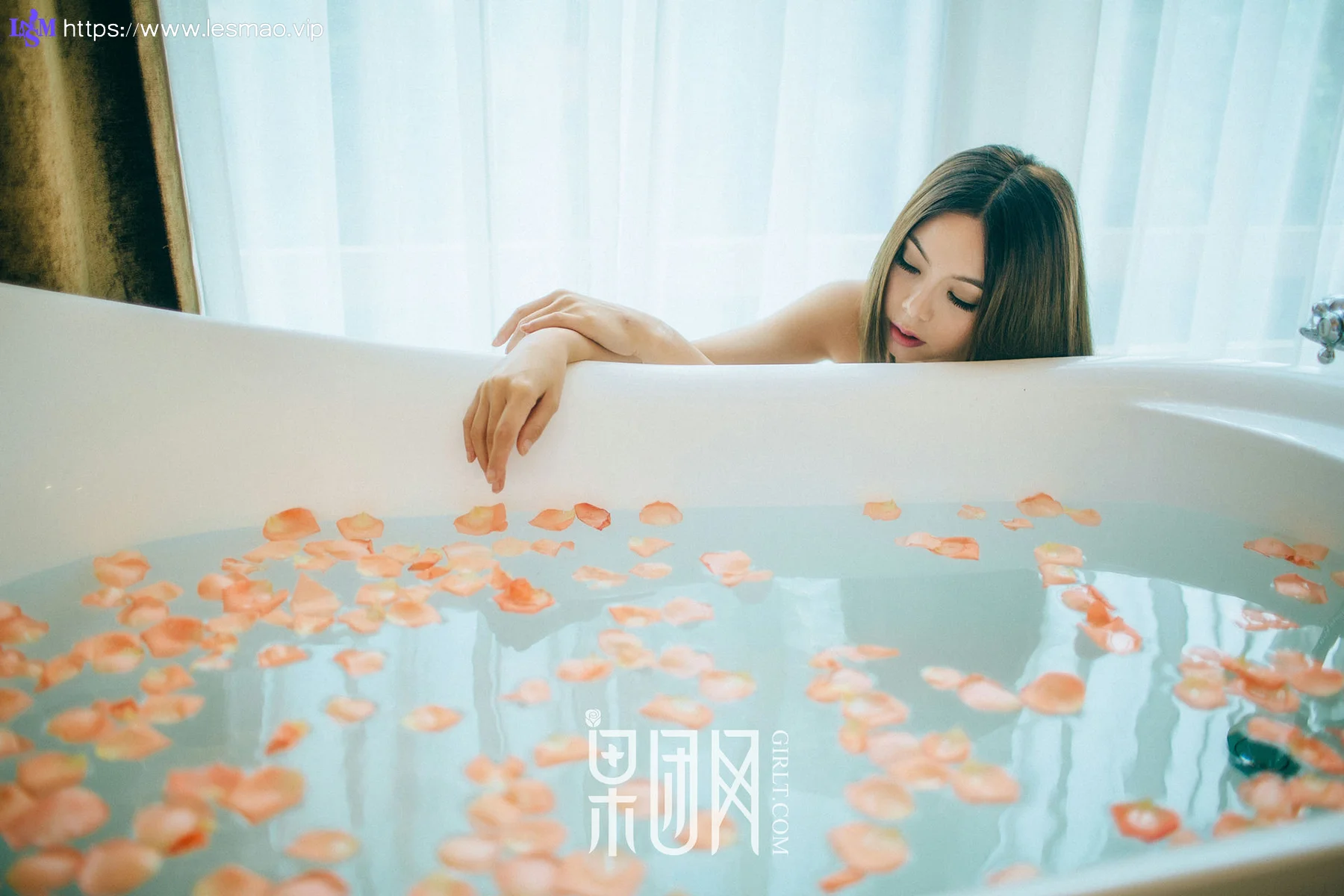 GIRLT 果团网 No.058 Modo 模特玫瑰浴_夏樹LA - 40