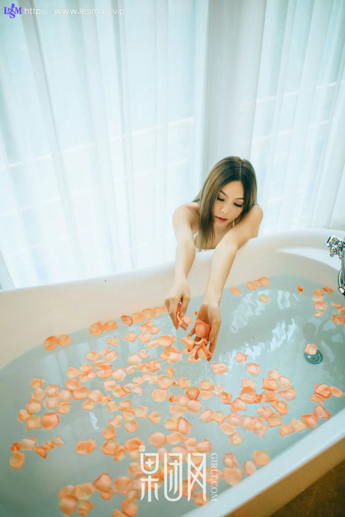 GIRLT 果团网 No.058 Modo 模特玫瑰浴_夏樹LA - 43