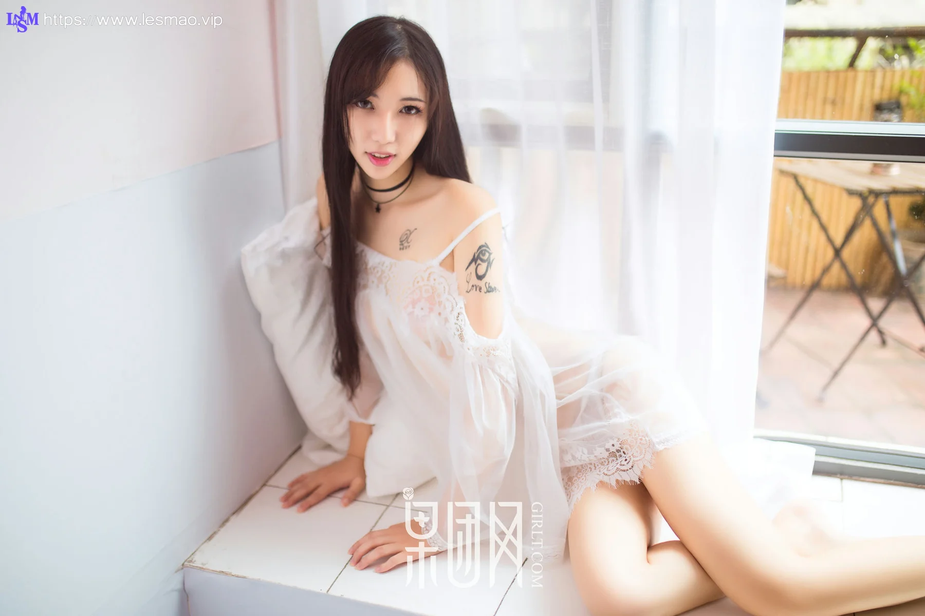 GIRLT 果团网 No.078 Modo 小雨白丝_薄荷叶SUMMER - 17