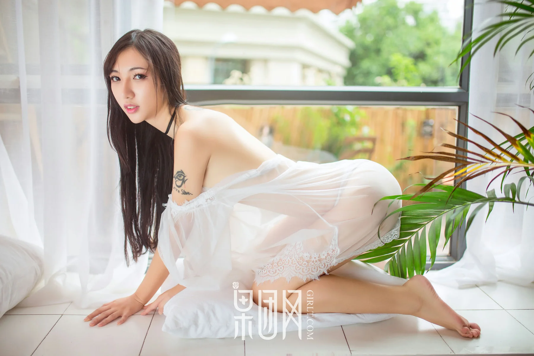 GIRLT 果团网 No.078 Modo 小雨白丝_薄荷叶SUMMER - 46