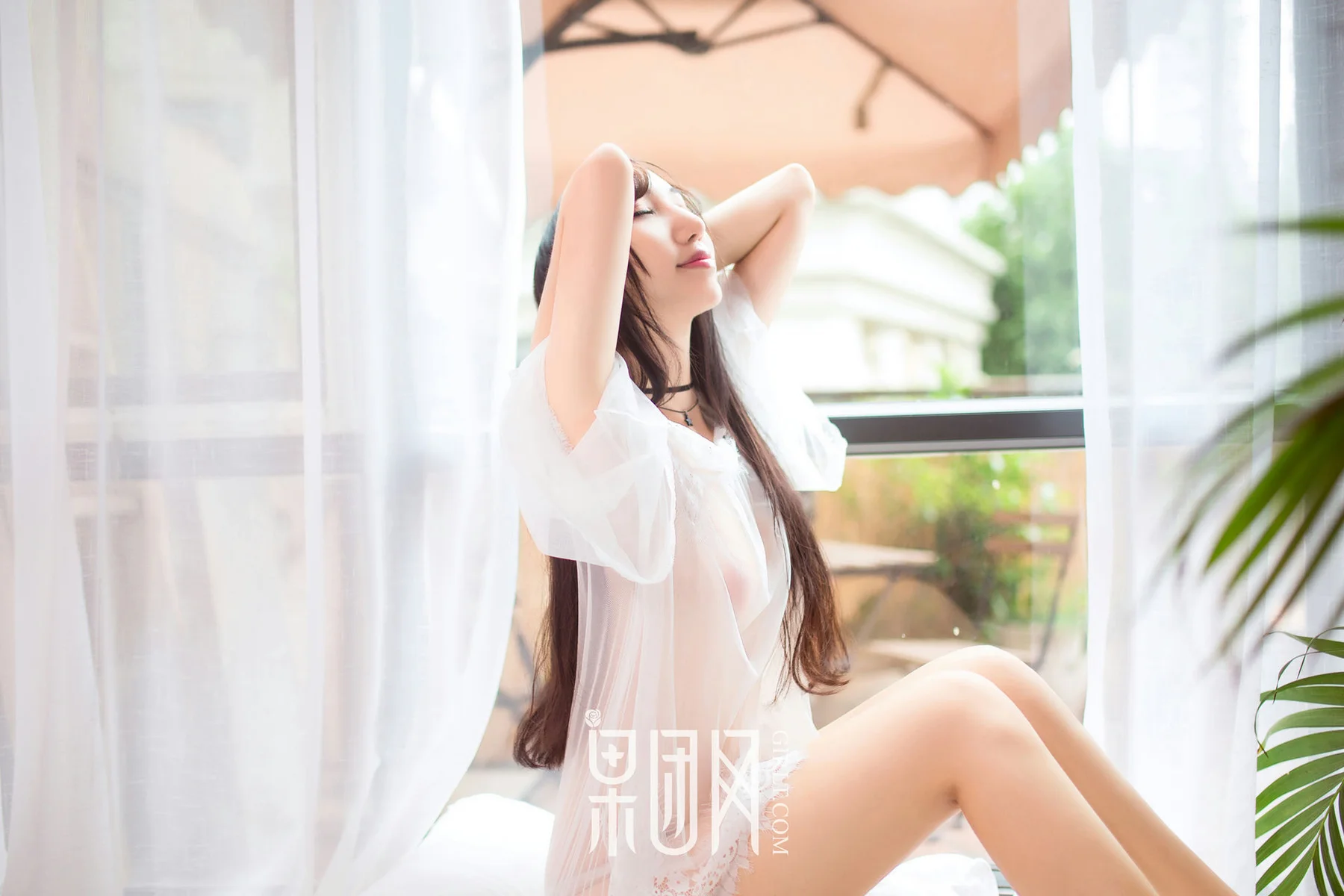 GIRLT 果团网 No.078 Modo 小雨白丝_薄荷叶SUMMER - 49