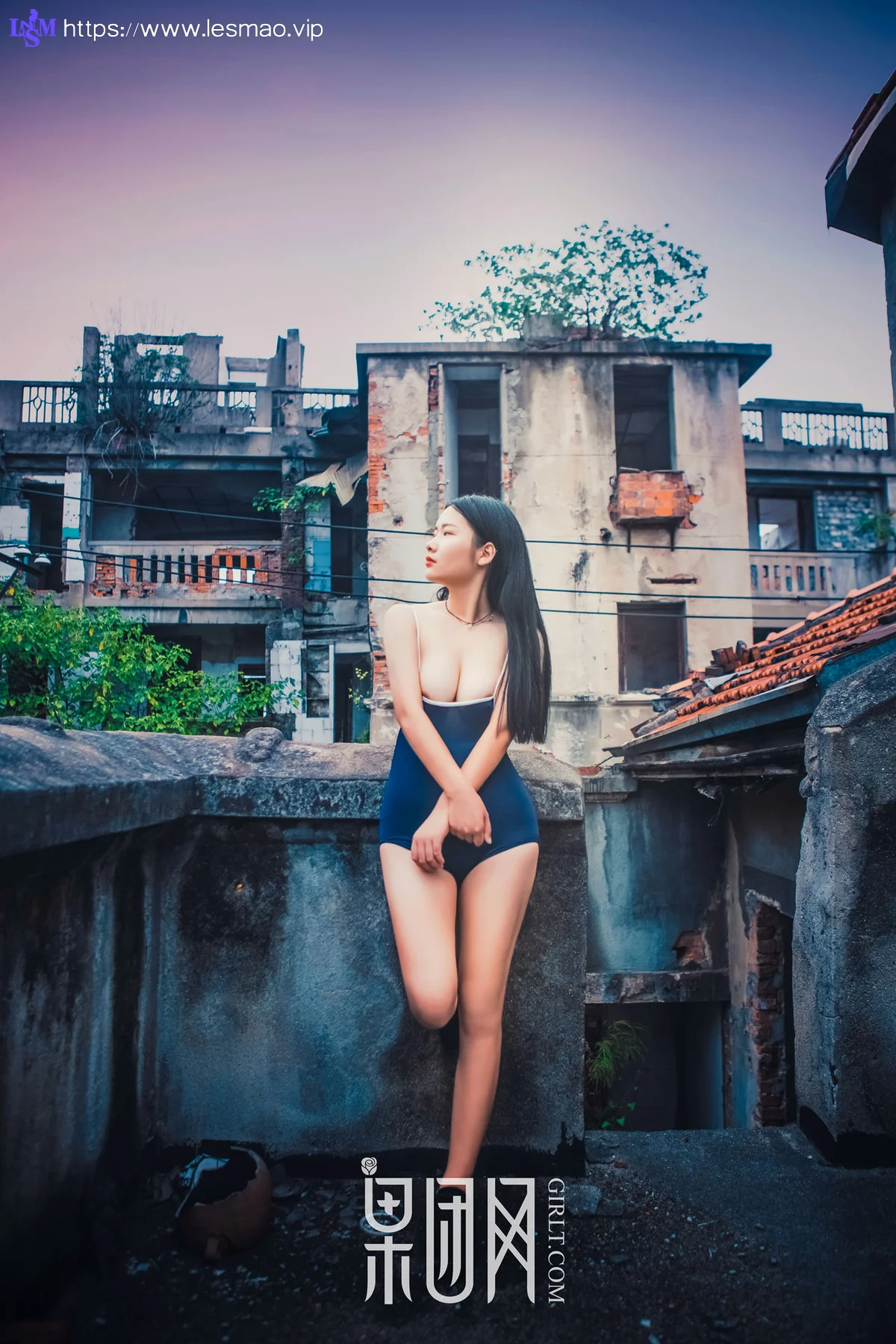 GIRLT 果团网 No.089 老房子的连体衣美女_独眼大脸猫 - 13