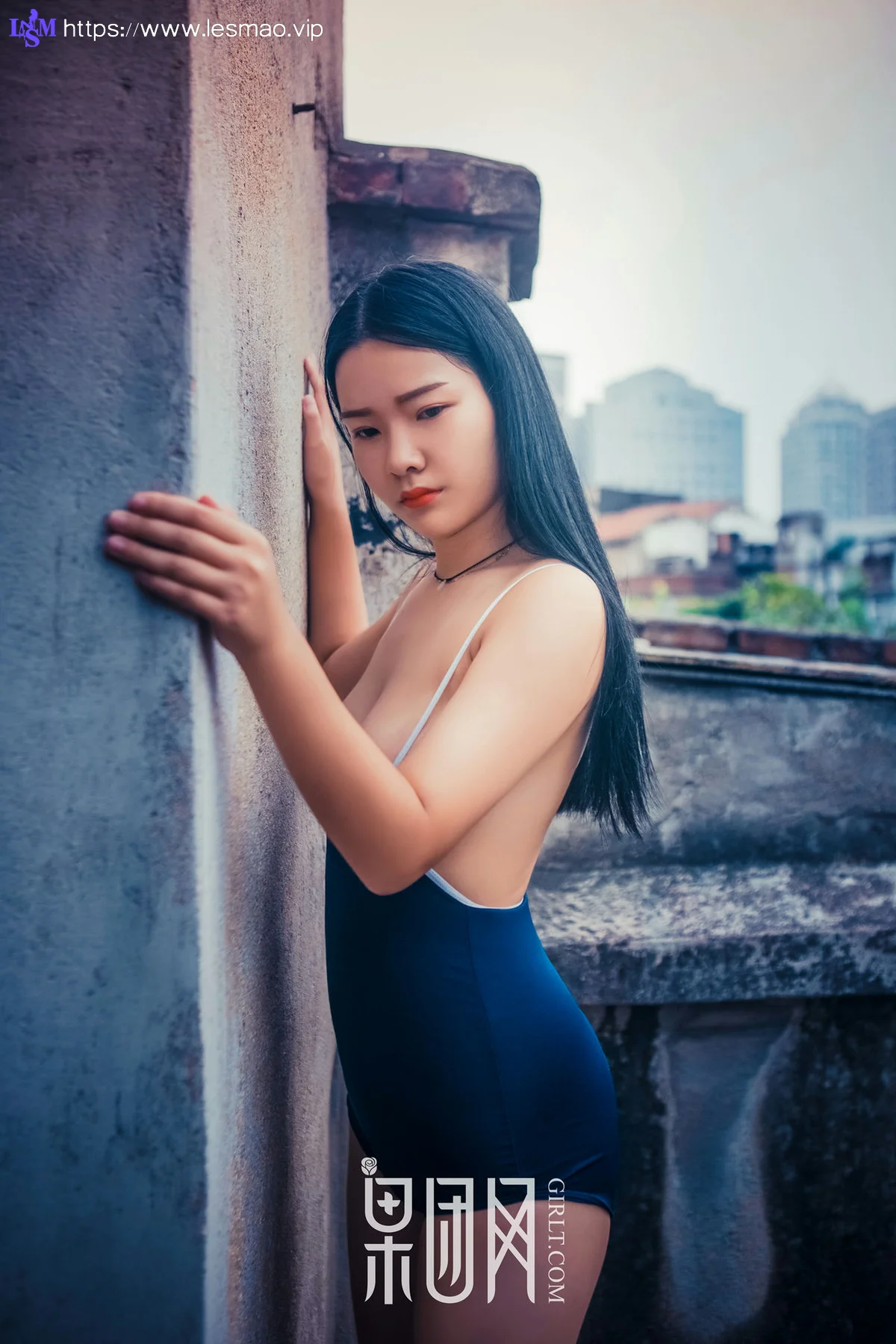 GIRLT 果团网 No.089 老房子的连体衣美女_独眼大脸猫 - 16