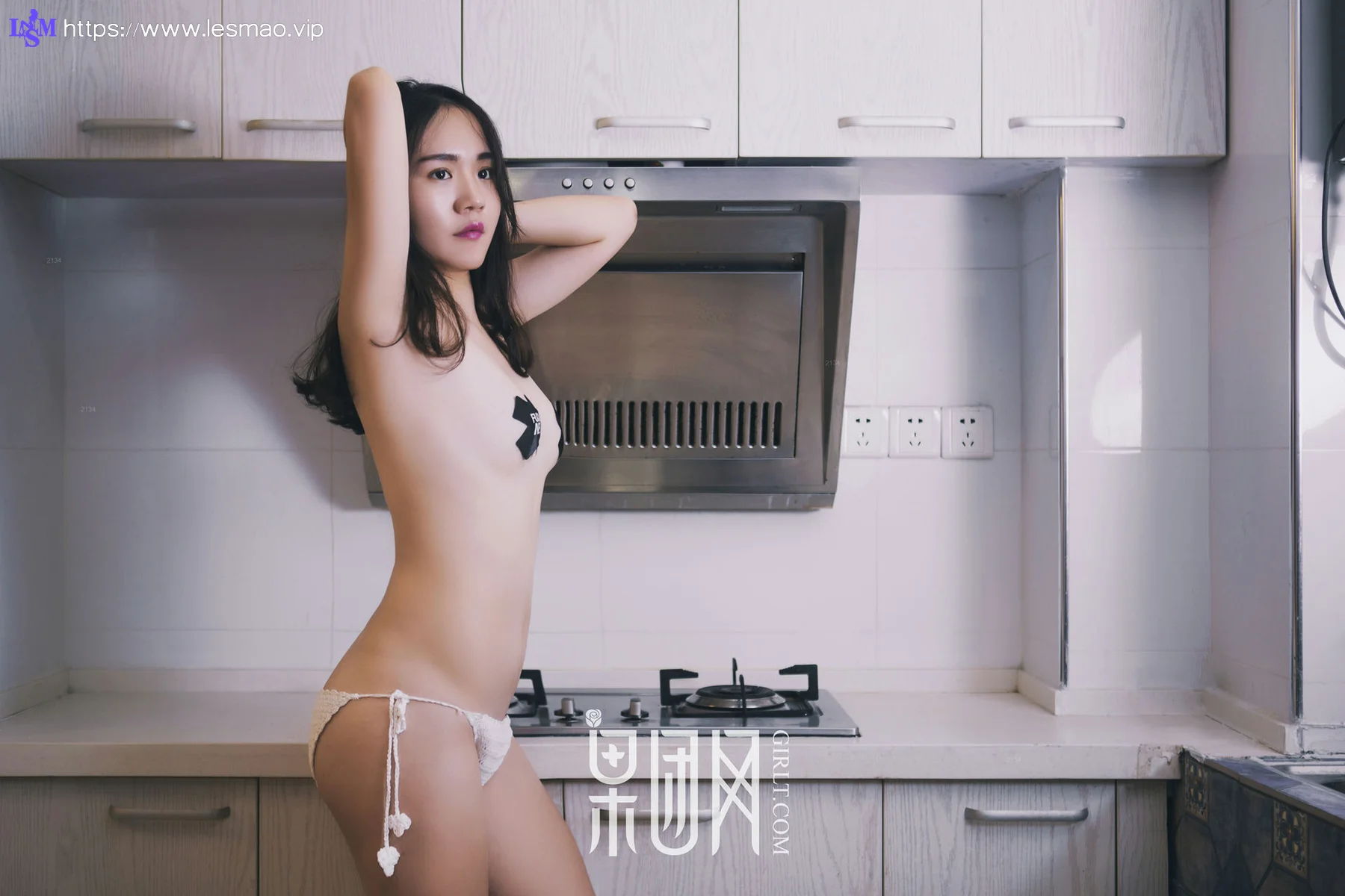 GIRLT 果团网 No.101 Modo 针织网美女_独眼大脸猫 - 14