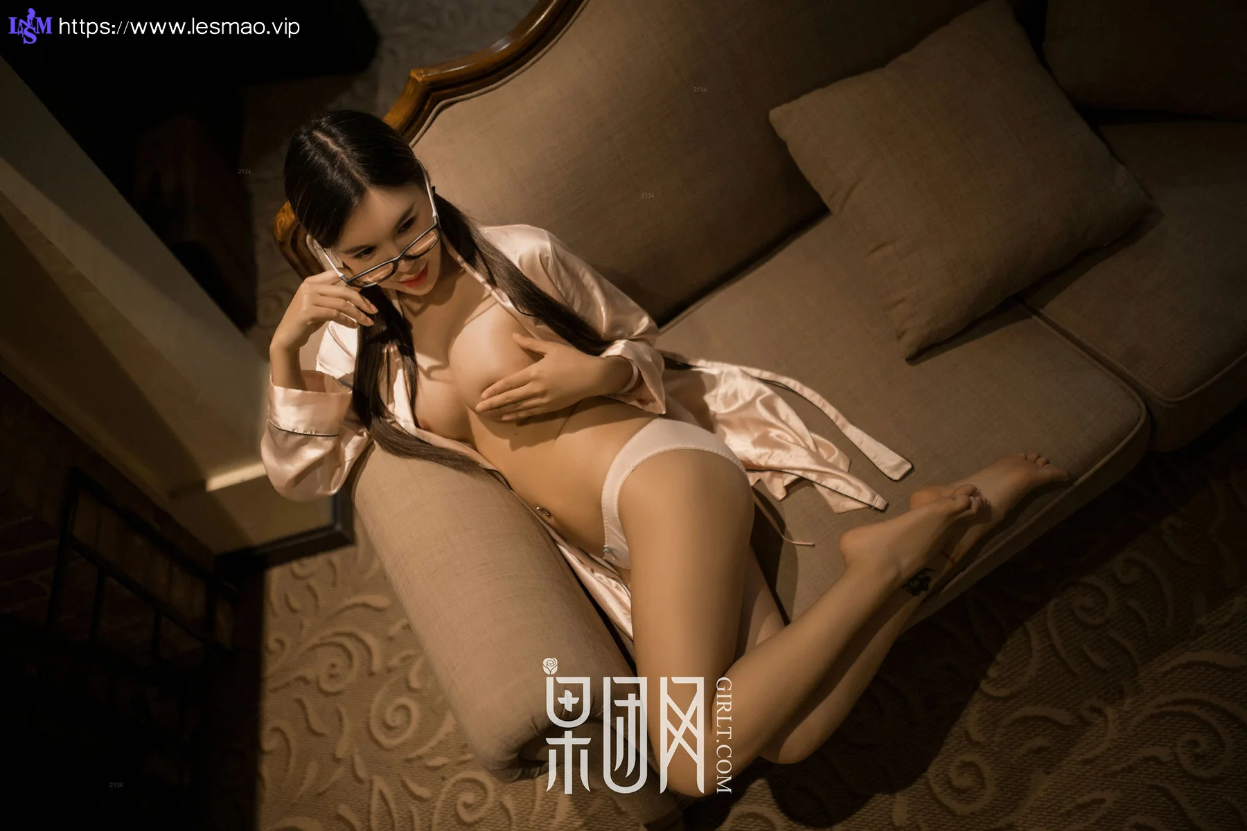 GIRLT 果团网 No.112 Modo 王紫果团首秀_独眼大脸猫 女仆制服 - 19