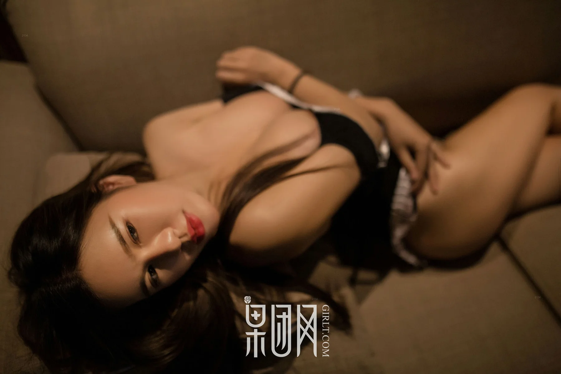 GIRLT 果团网 No.112 Modo 王紫果团首秀_独眼大脸猫 女仆制服 - 36