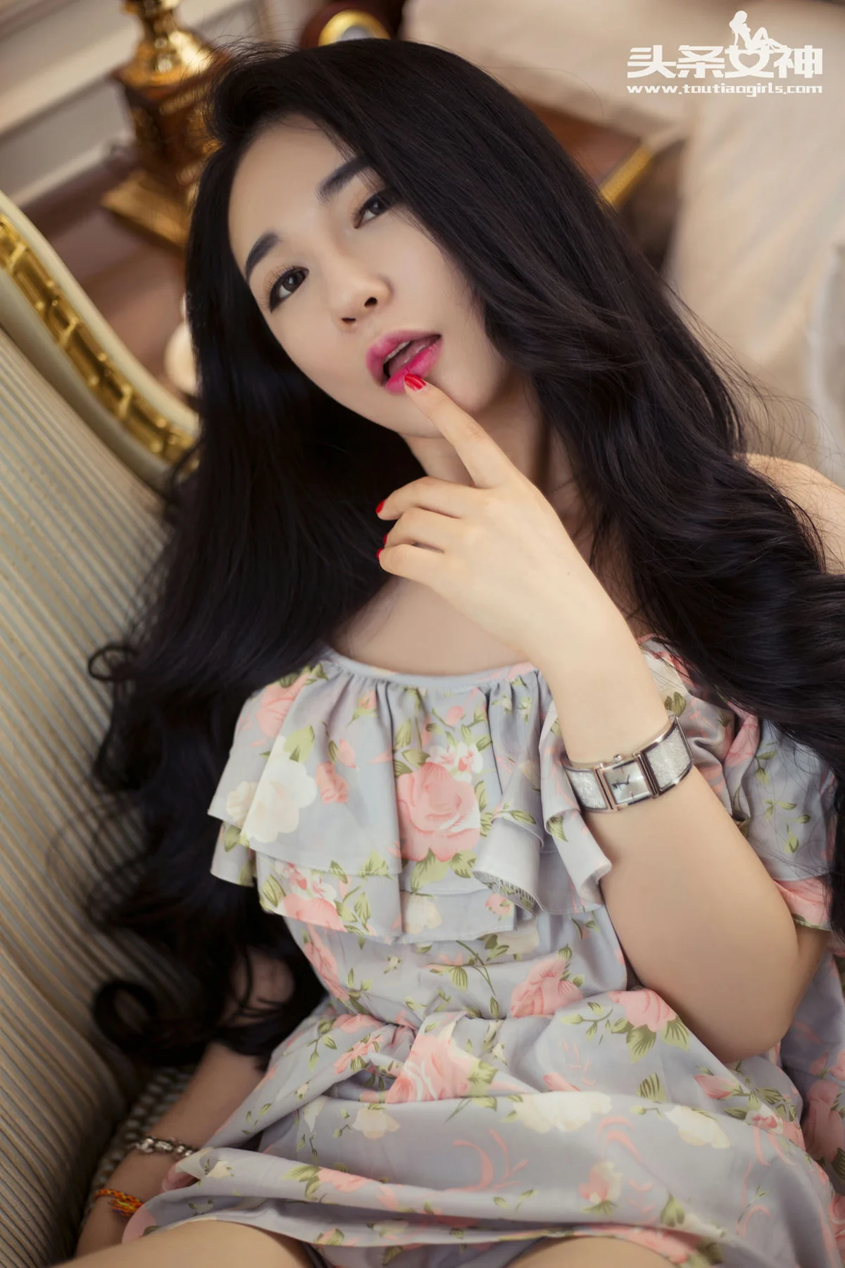 Goddes 头条女神 No.025 Modo 珊珊妩媚花裙子 - 30