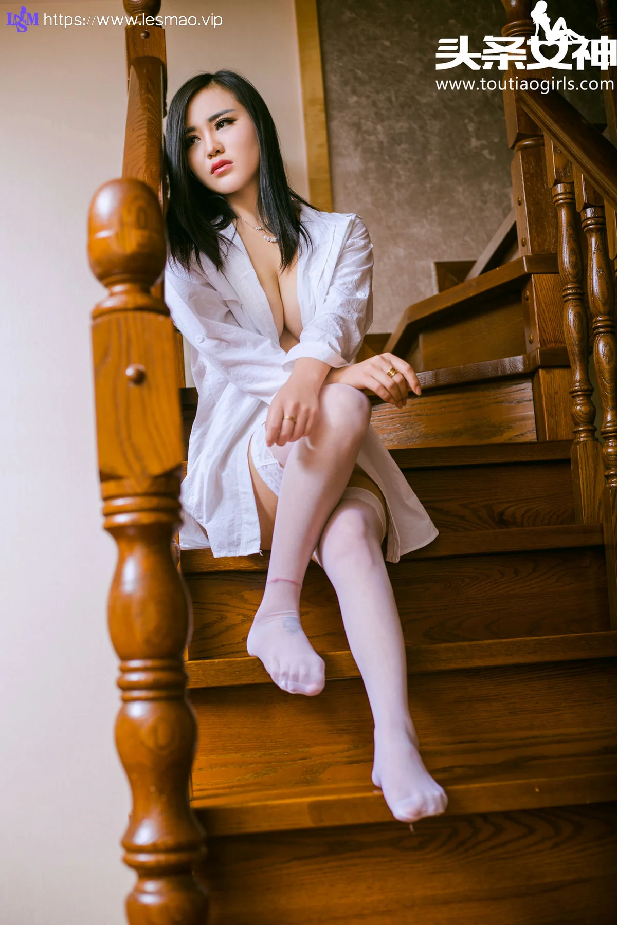 Goddes 头条女神 No.149 Modo 灵儿空灵白衬衫 - 13