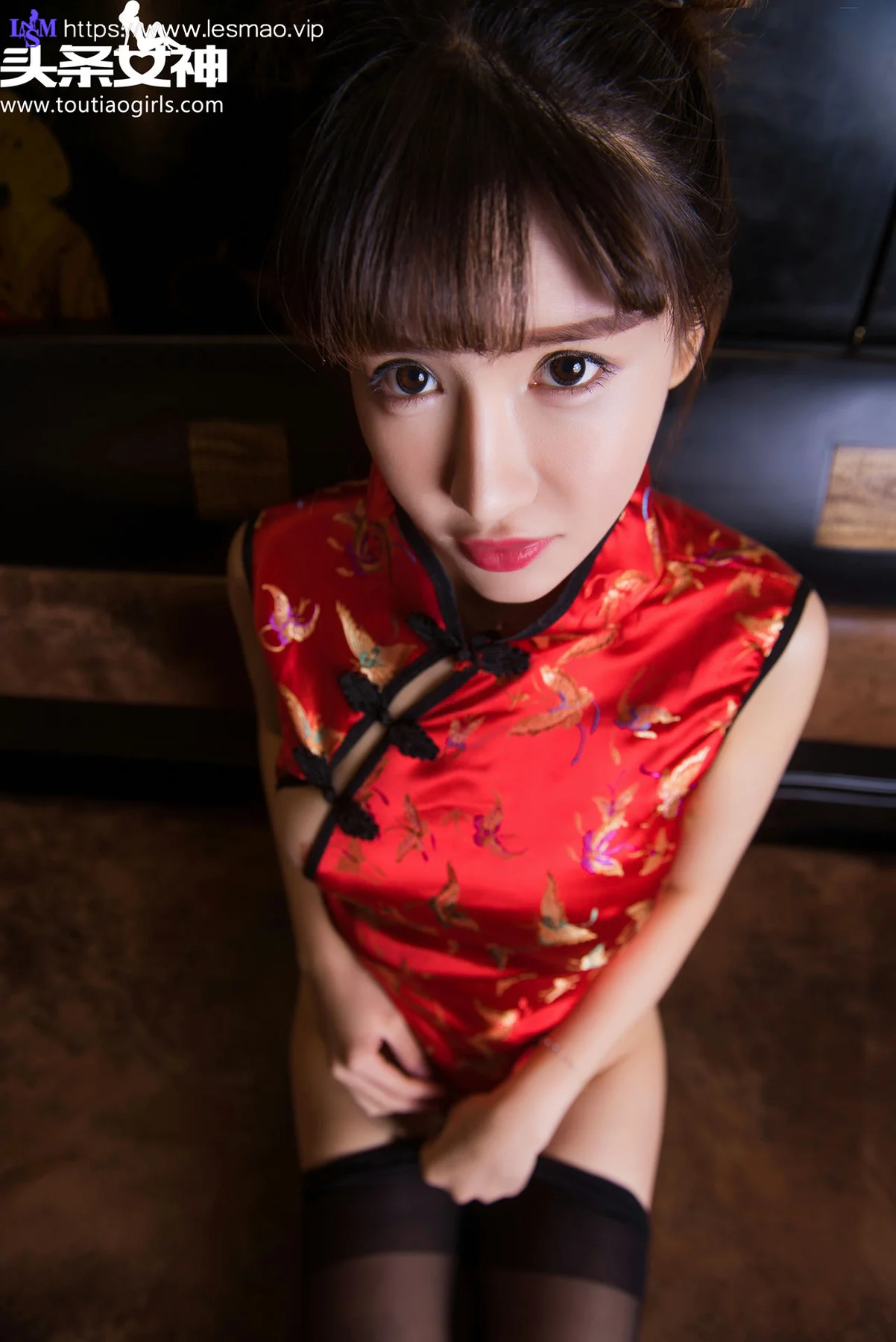 Goddes 头条女神 No.171 Modo 郭美美春丽俏皮韵味旗袍 - 17