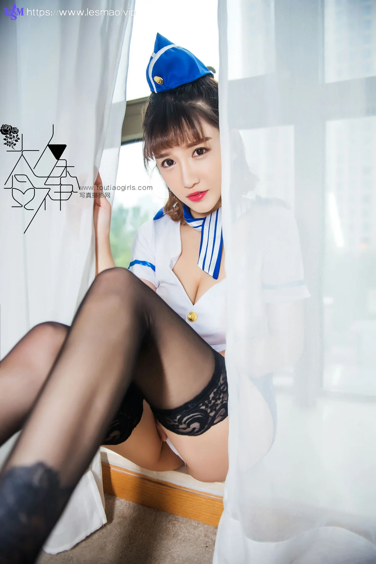 Goddes 头条女神 No.175 Modo 郭美美空姐制服 - 12